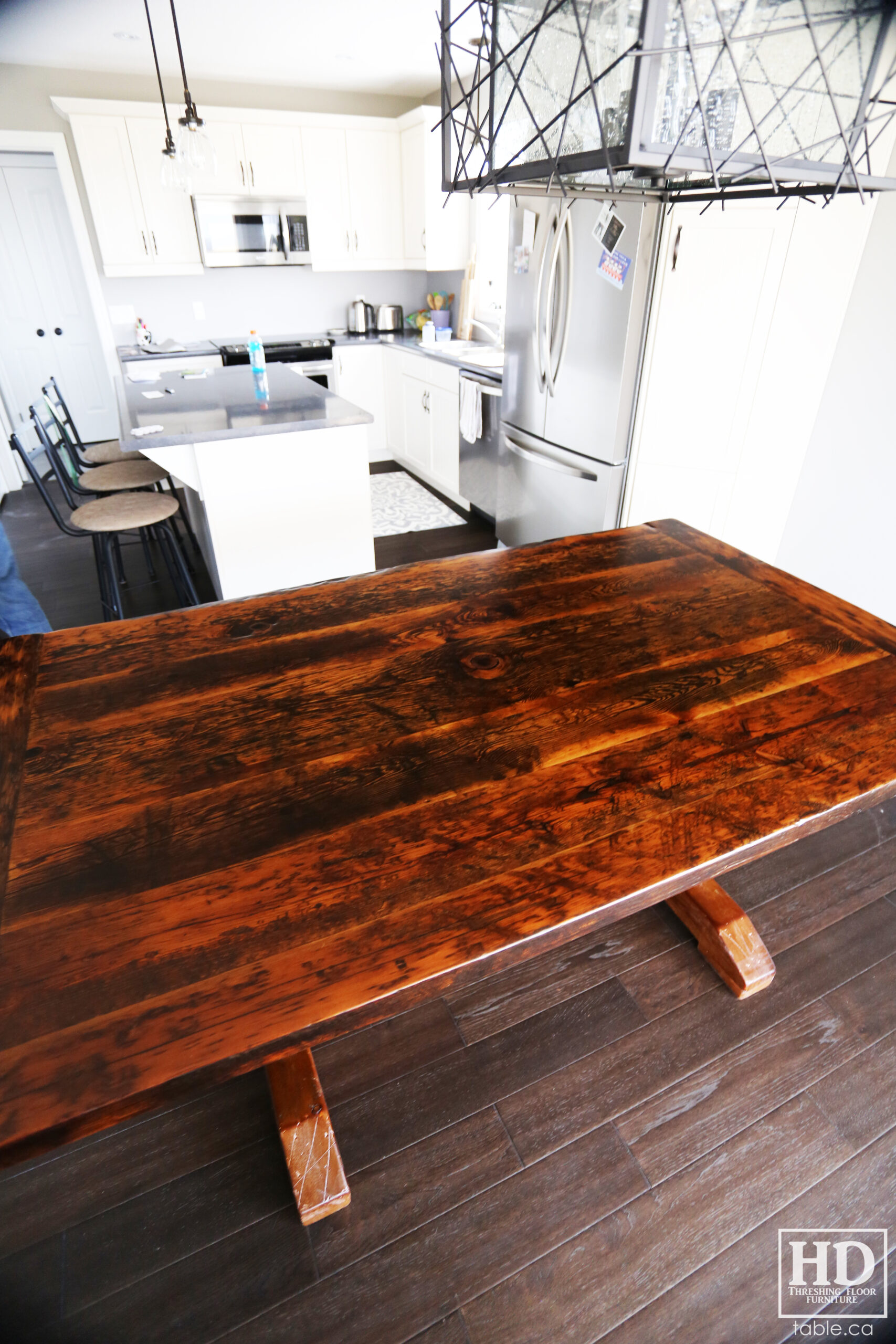 Reclaimed Hemlock Barnwood Table by HD Threshing Floor Furniture / www.table.ca