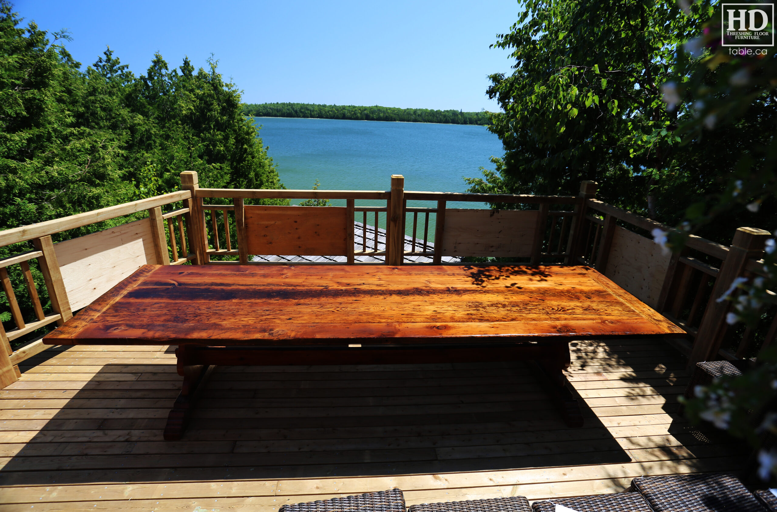 Reclaimed Wood Table Ontario by HD Threshing Floor Furniture / www.table.ca