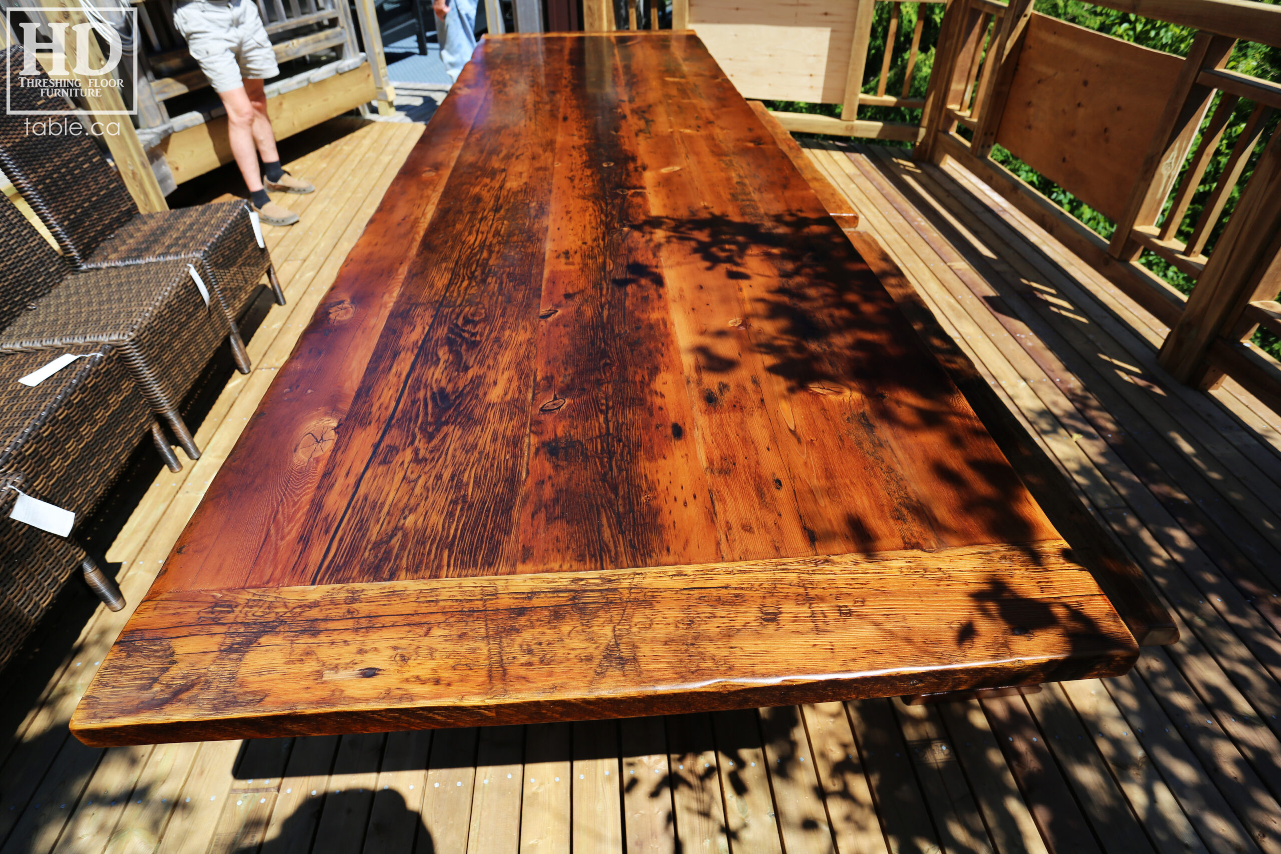 Reclaimed Wood Table Ontario by HD Threshing Floor Furniture / www.table.ca