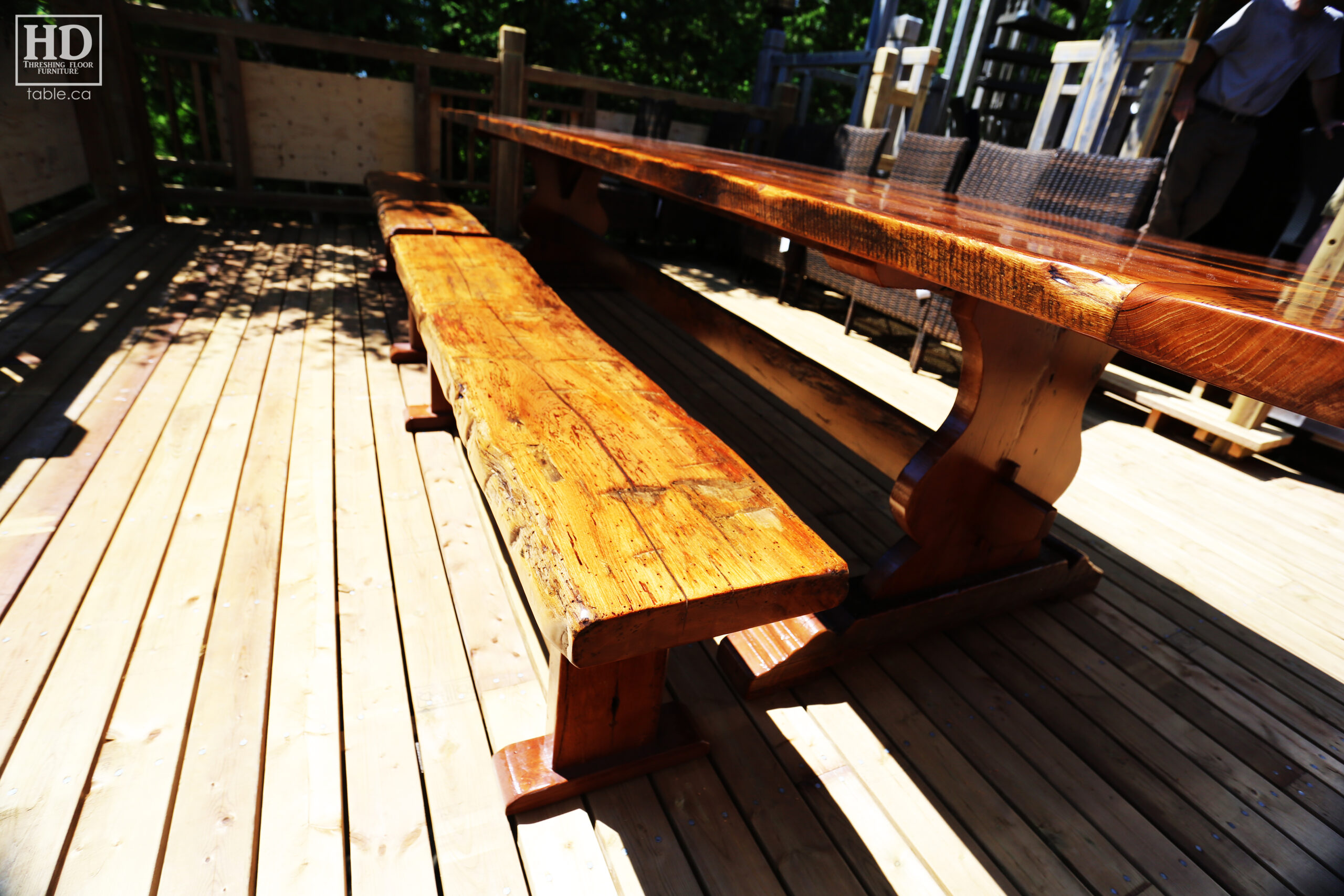 Reclaimed Wood Table Ontario by HD Threshing Floor Furniture / www.table.ca