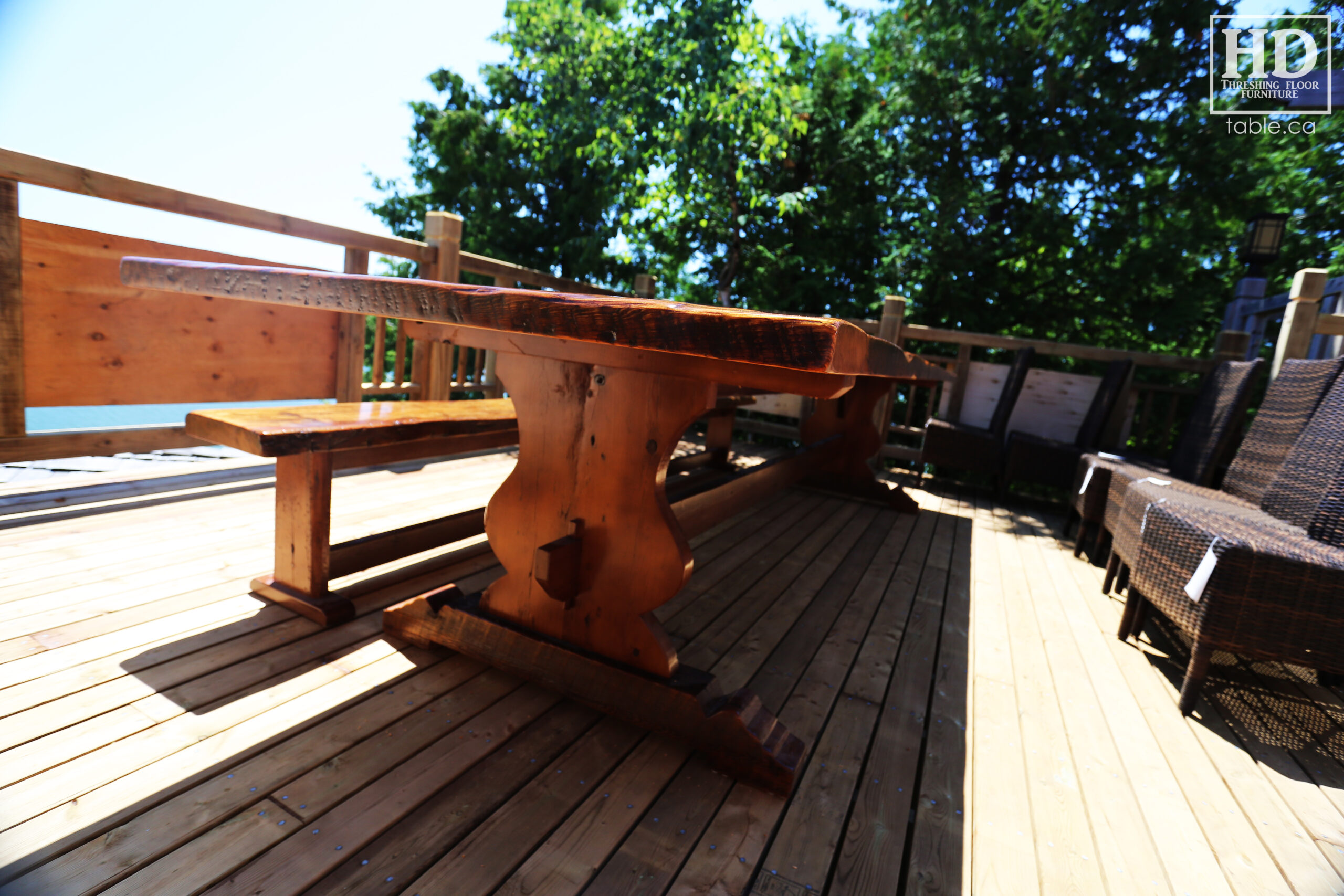 Reclaimed Wood Table Ontario by HD Threshing Floor Furniture / www.table.ca