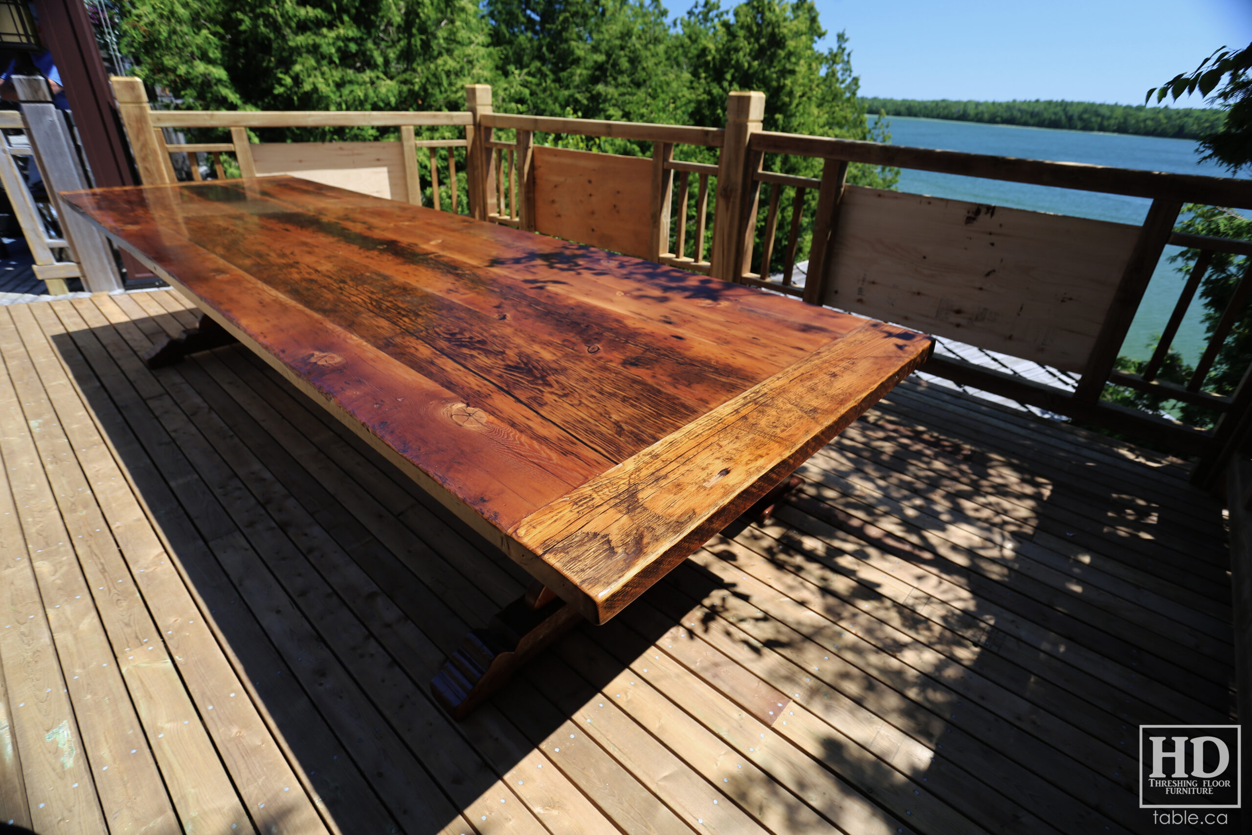 Reclaimed Wood Table Ontario by HD Threshing Floor Furniture / www.table.ca