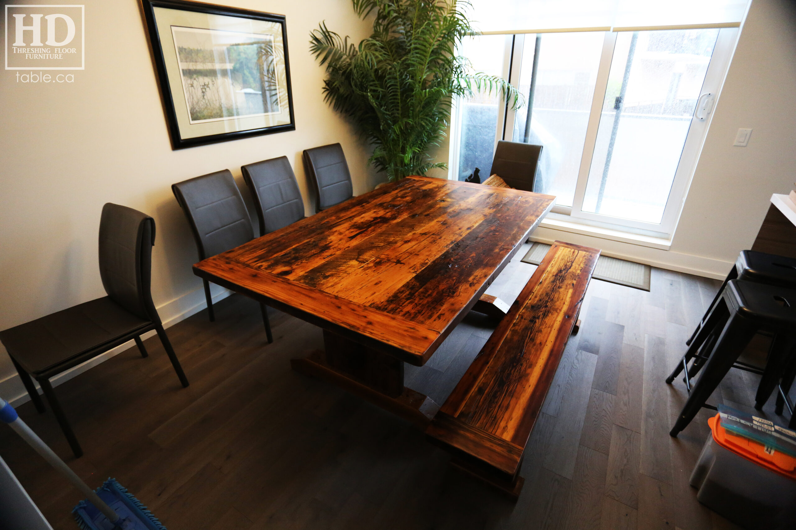 Rustic Table with Light Epoxy Coating Option by HD Threshing Floor Furniture / www.table.ca