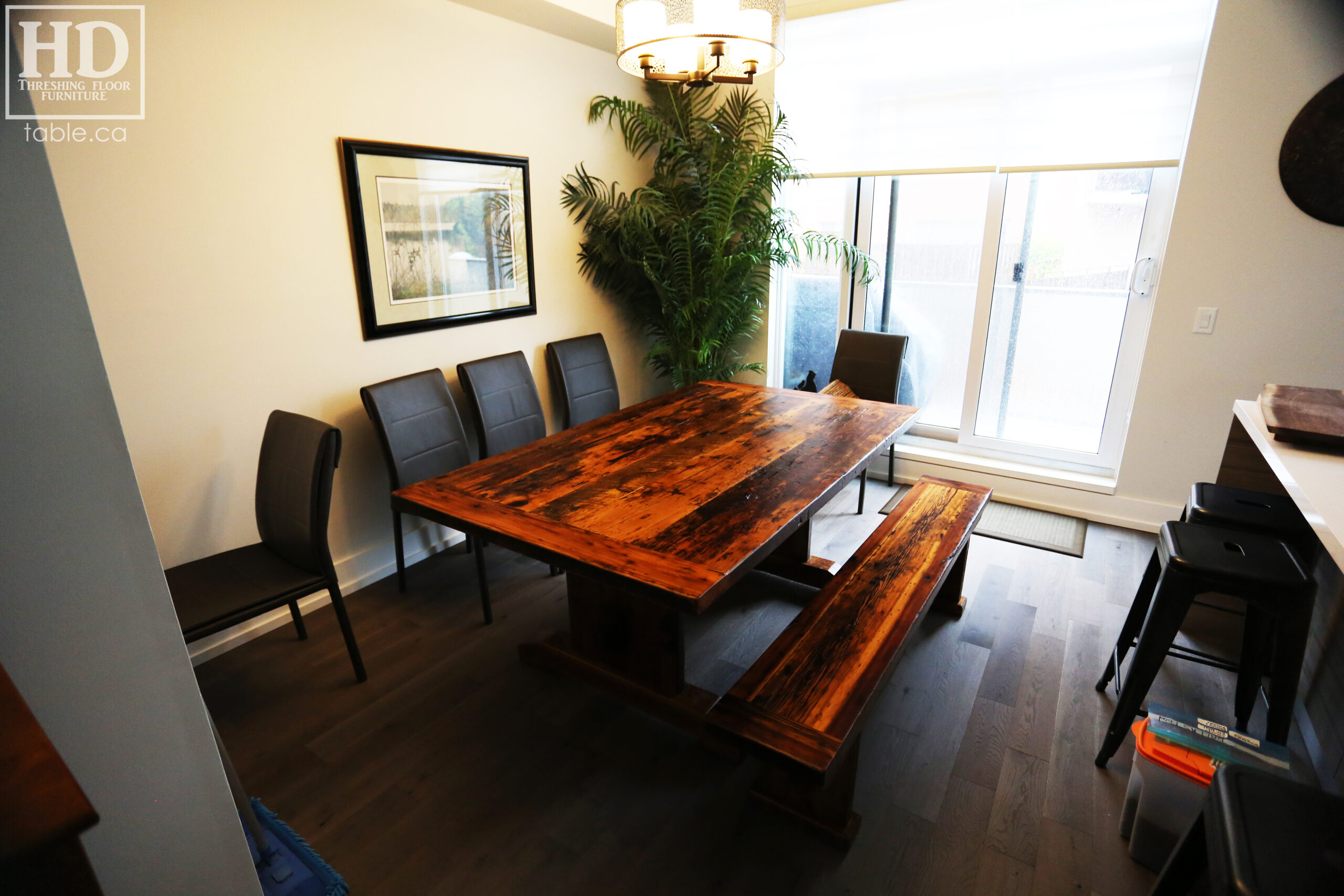 Rustic Table with Light Epoxy Coating Option by HD Threshing Floor Furniture / www.table.ca