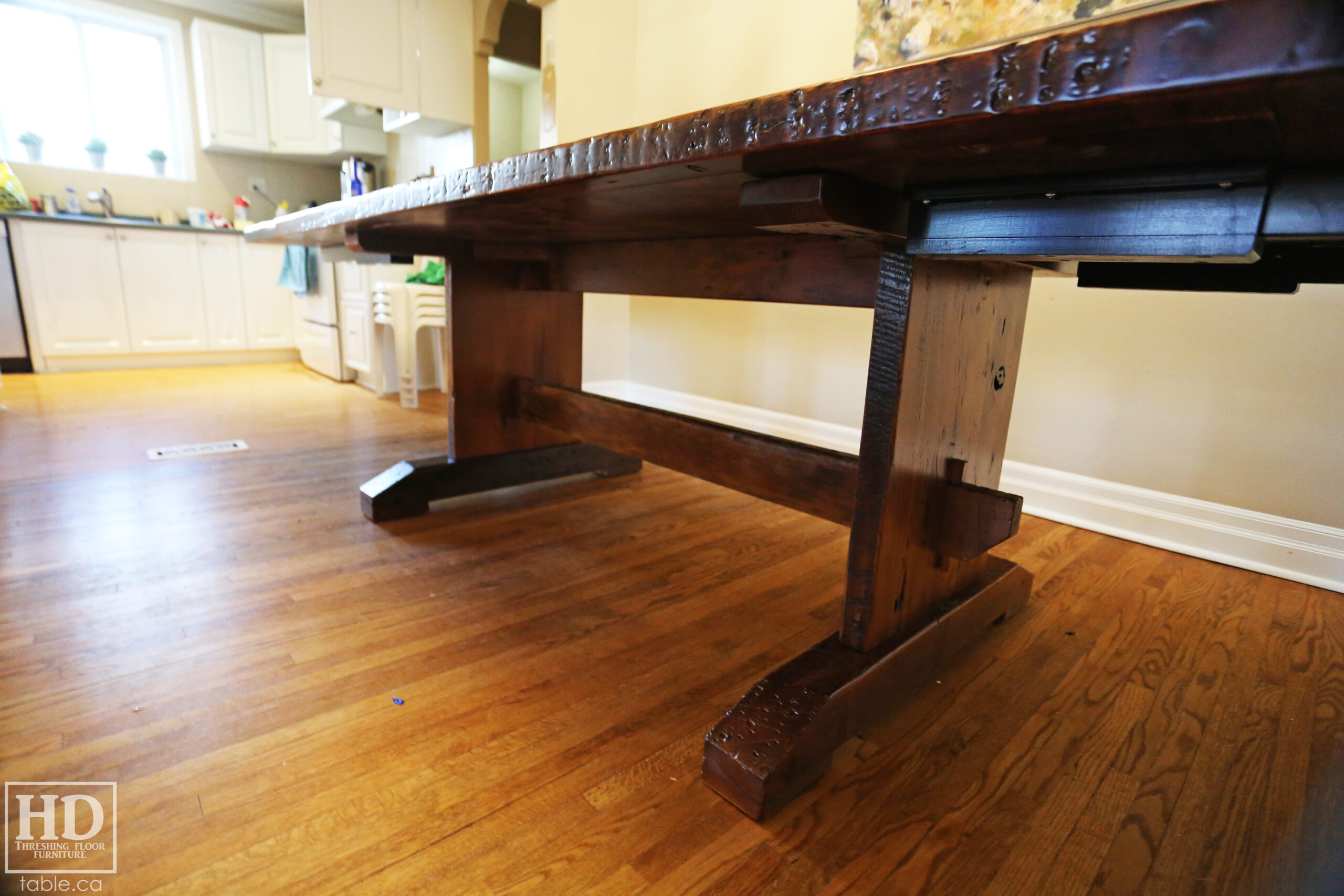 Threshing Table with Epoxy Finish by HD Threshing Floor Furniture / www.table.ca