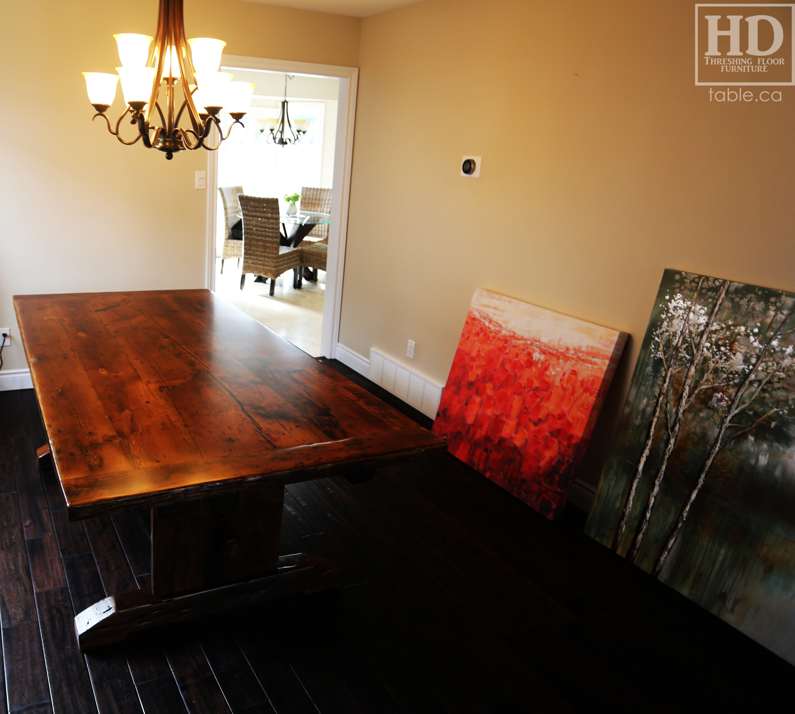 Trestle Table by HD Threshing Floor Furniture / www.table.ca