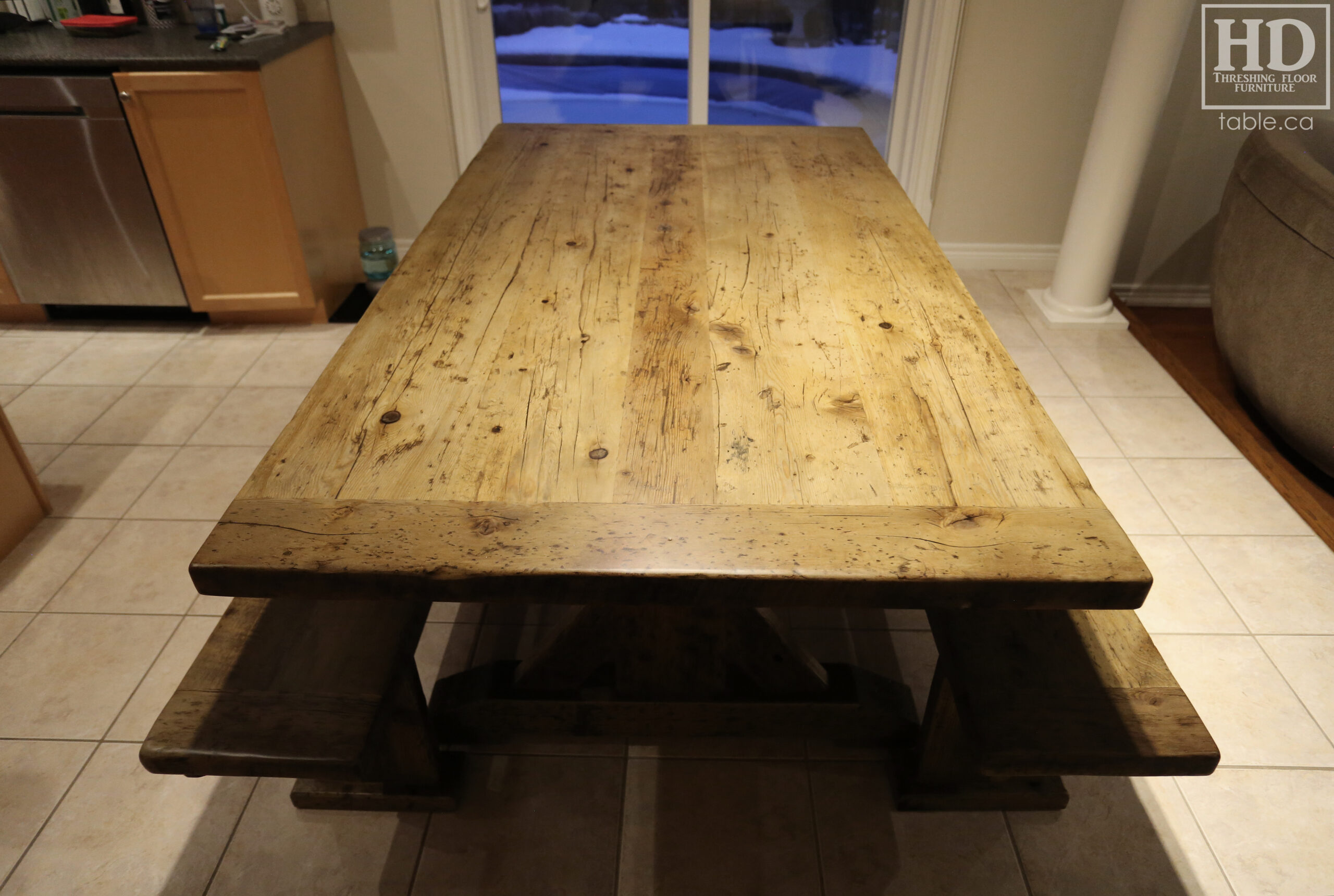 Ontario Barnboard Table by HD Threshing Floor Furniture / www.table.ca