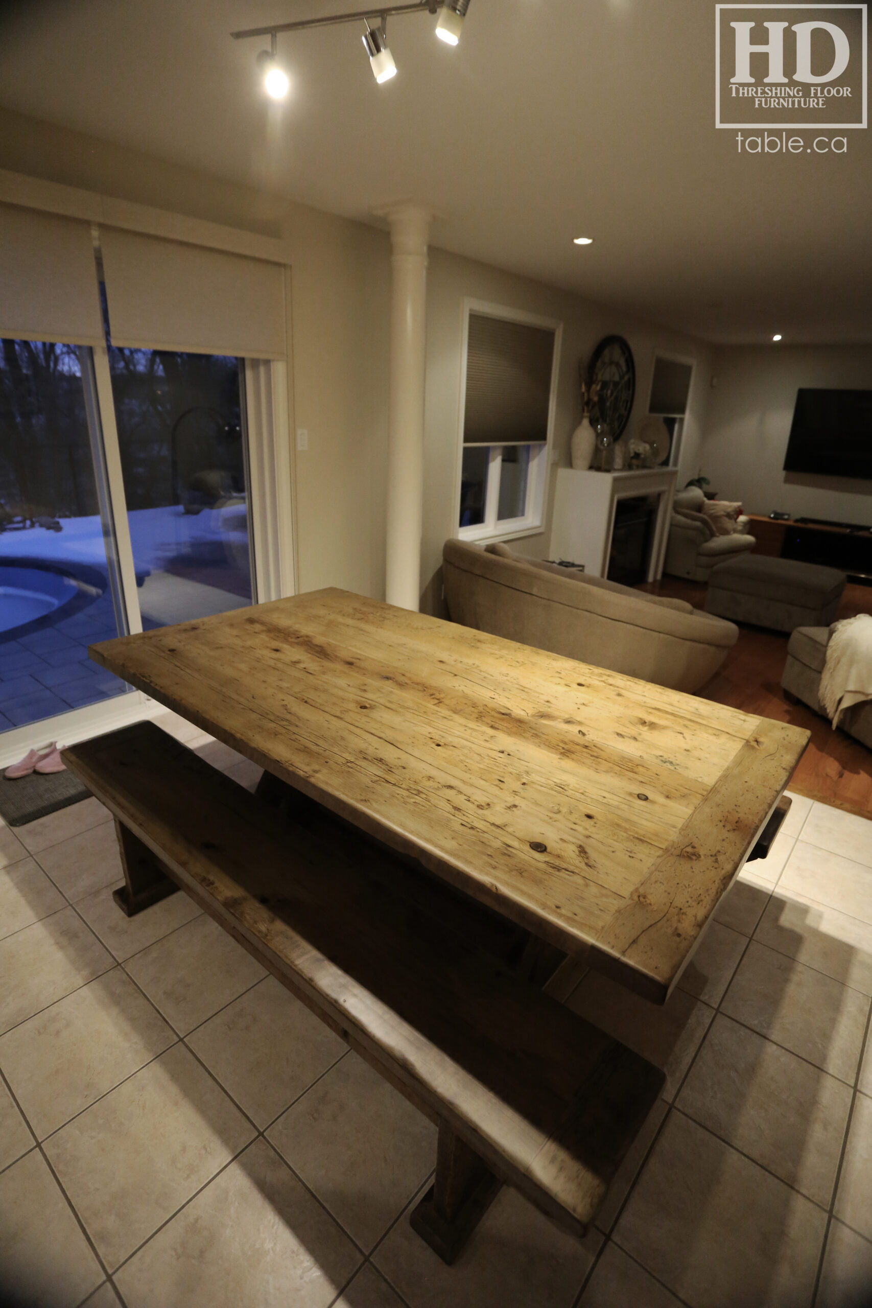 Ontario Barnboard Table by HD Threshing Floor Furniture / www.table.ca