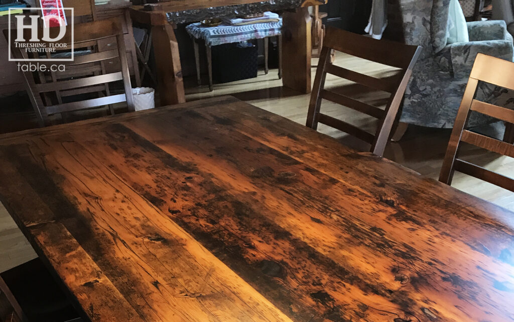 Barnboard Table by HD Threshing Floor Furniture / www.table.ca