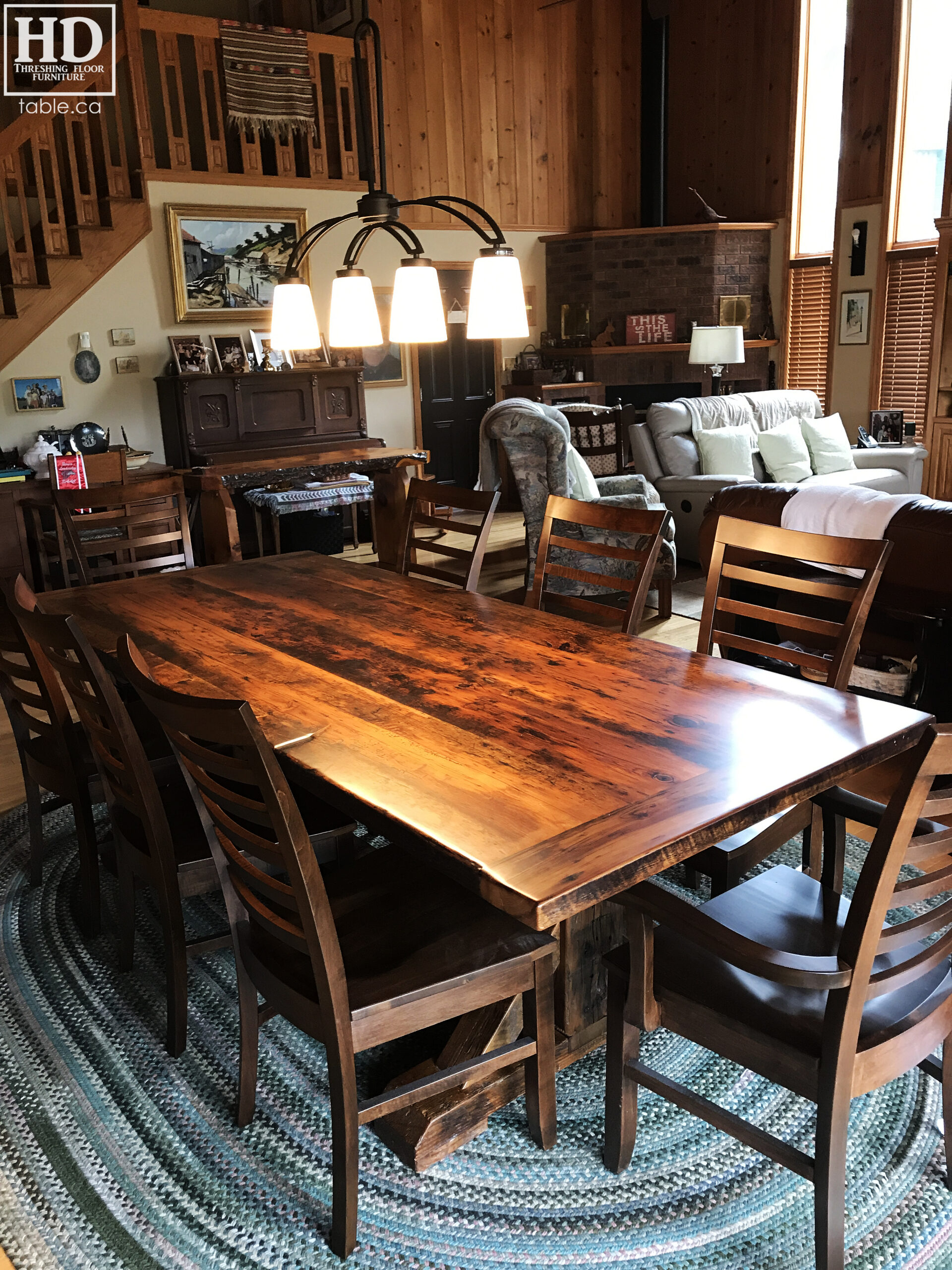 Barnboard Table by HD Threshing Floor Furniture / www.table.ca