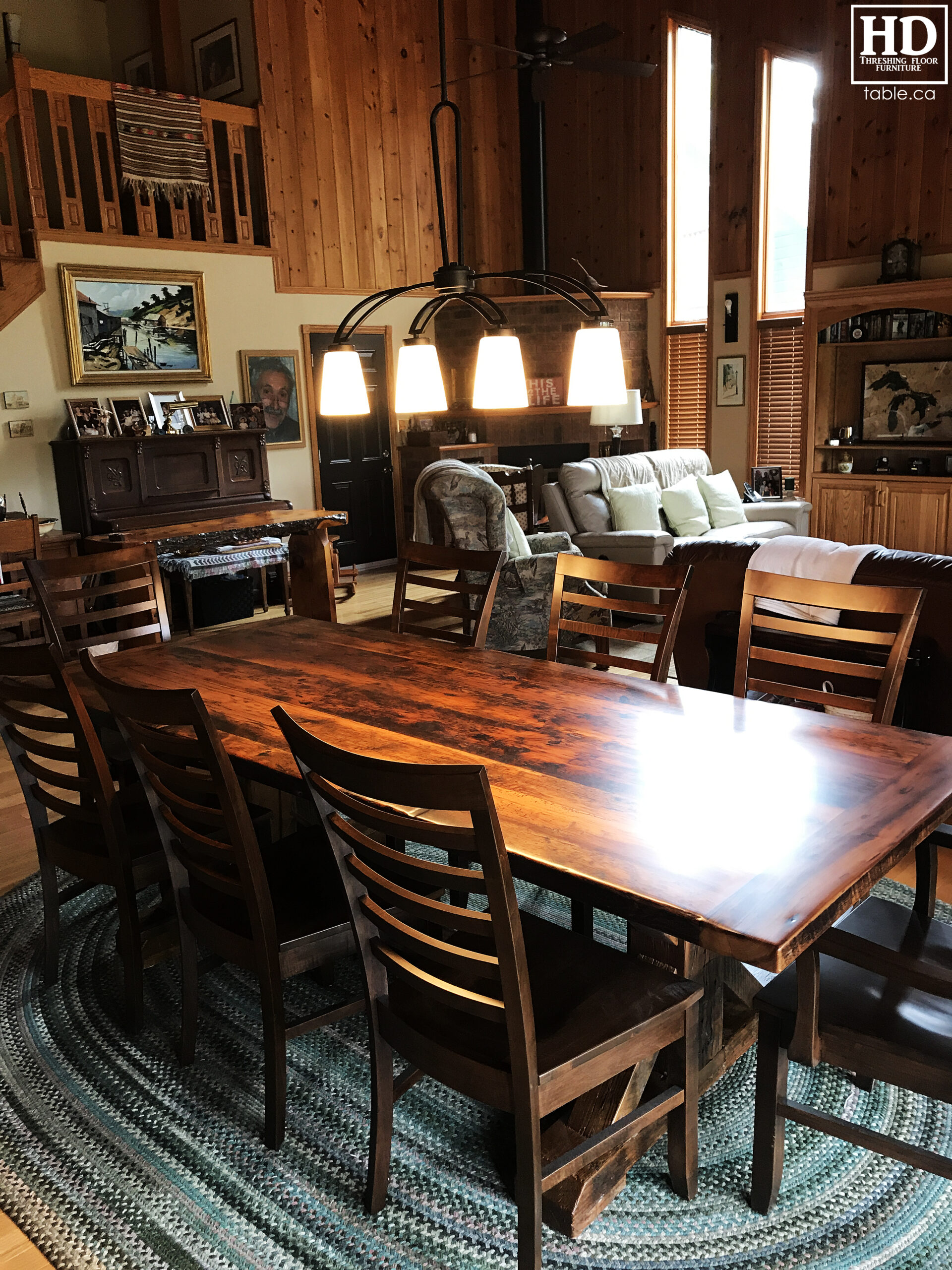 Barnboard Table by HD Threshing Floor Furniture / www.table.ca