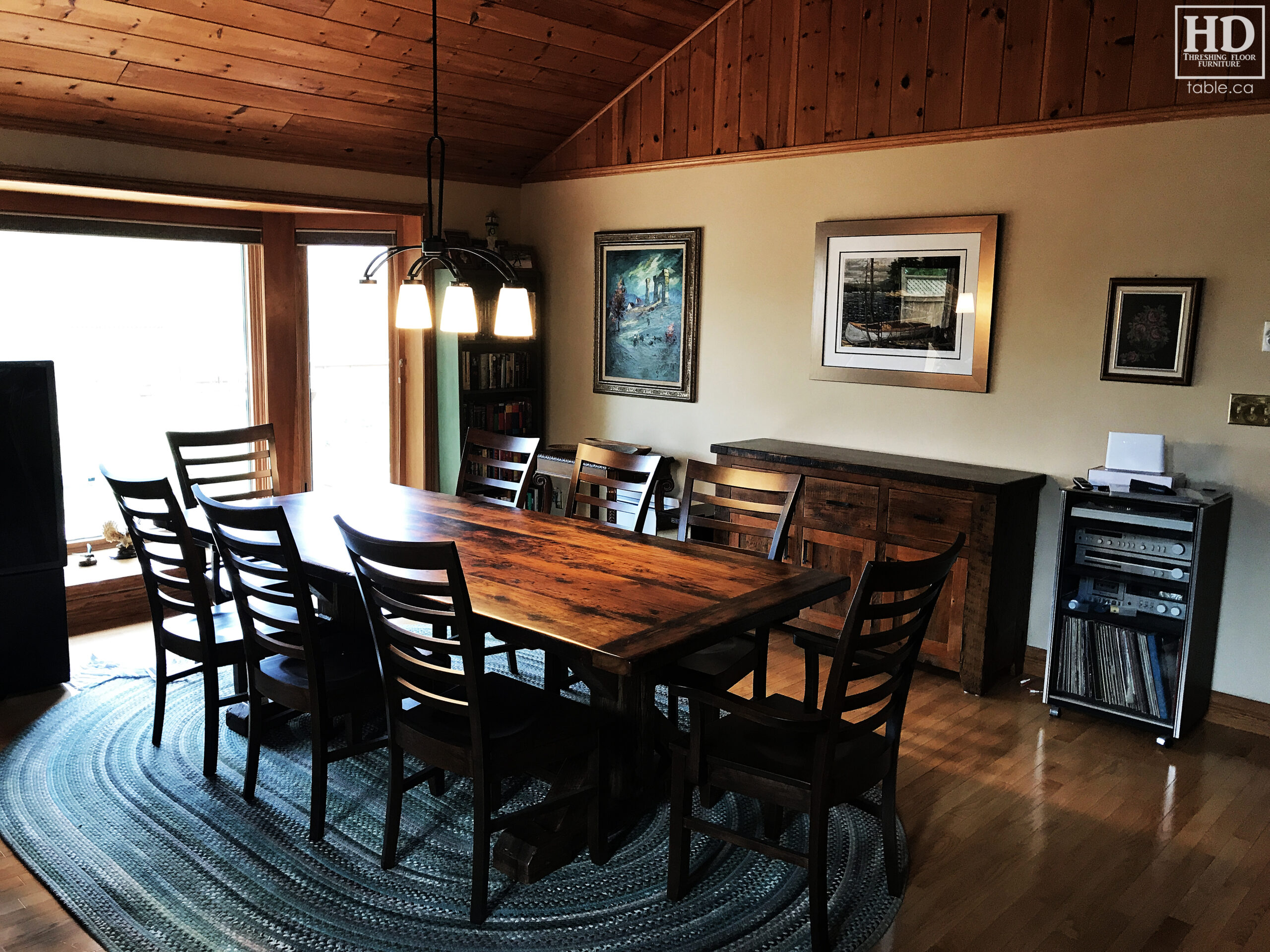 Barnboard Table by HD Threshing Floor Furniture / www.table.ca