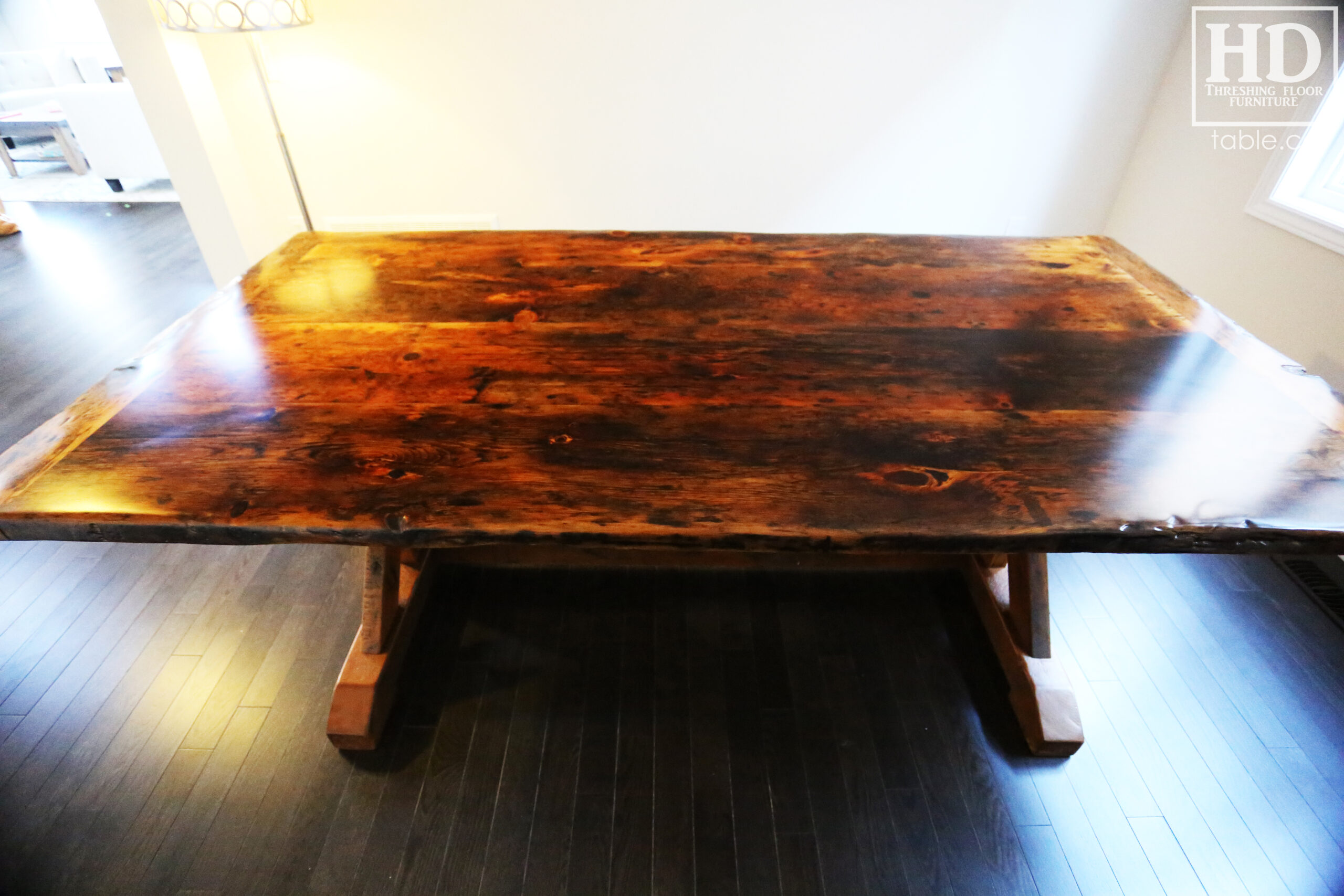 Epoxy Finished Table by HD Threshing Floor Furniture / www.table.ca