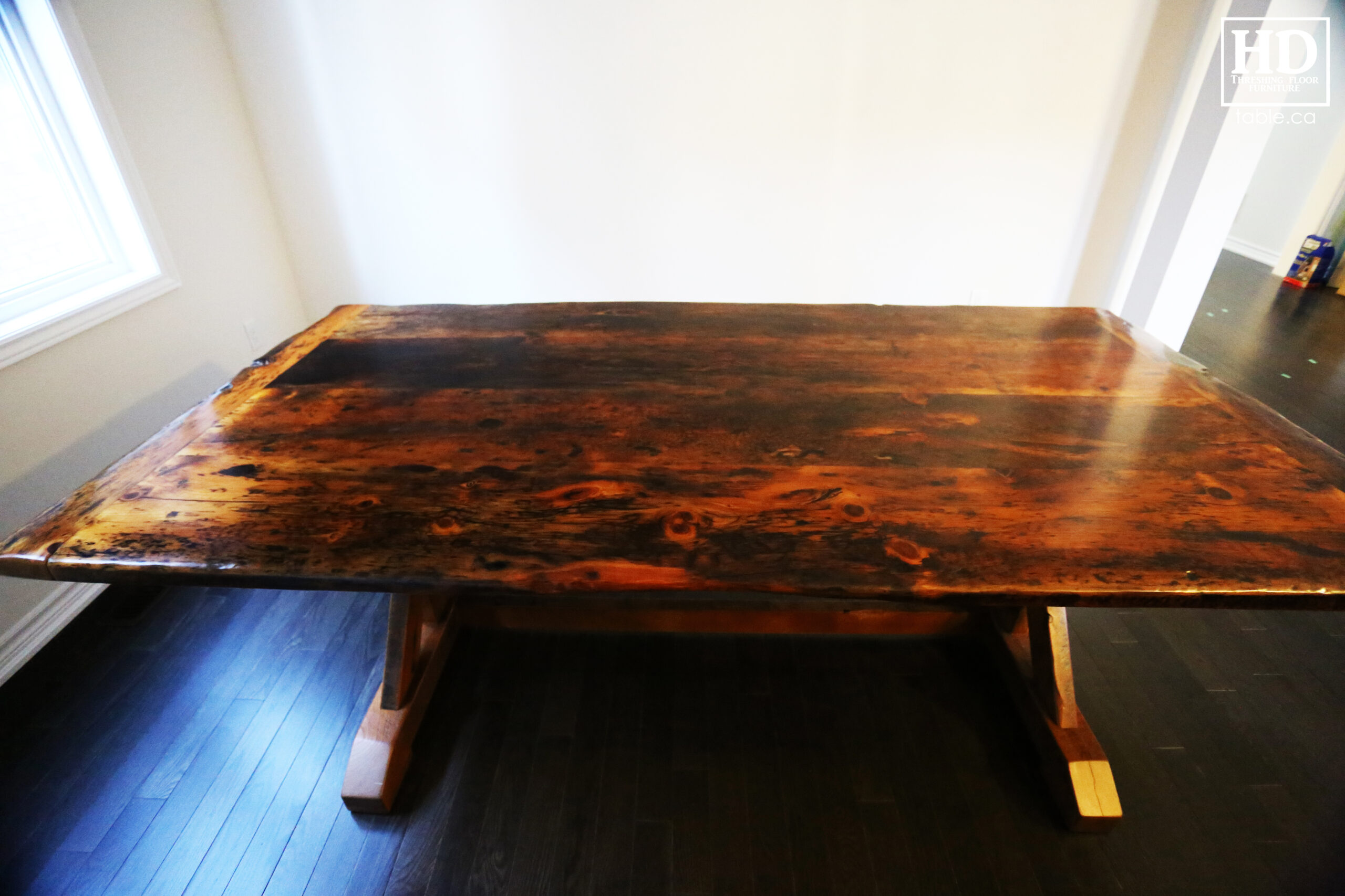 Epoxy Finished Table by HD Threshing Floor Furniture / www.table.ca