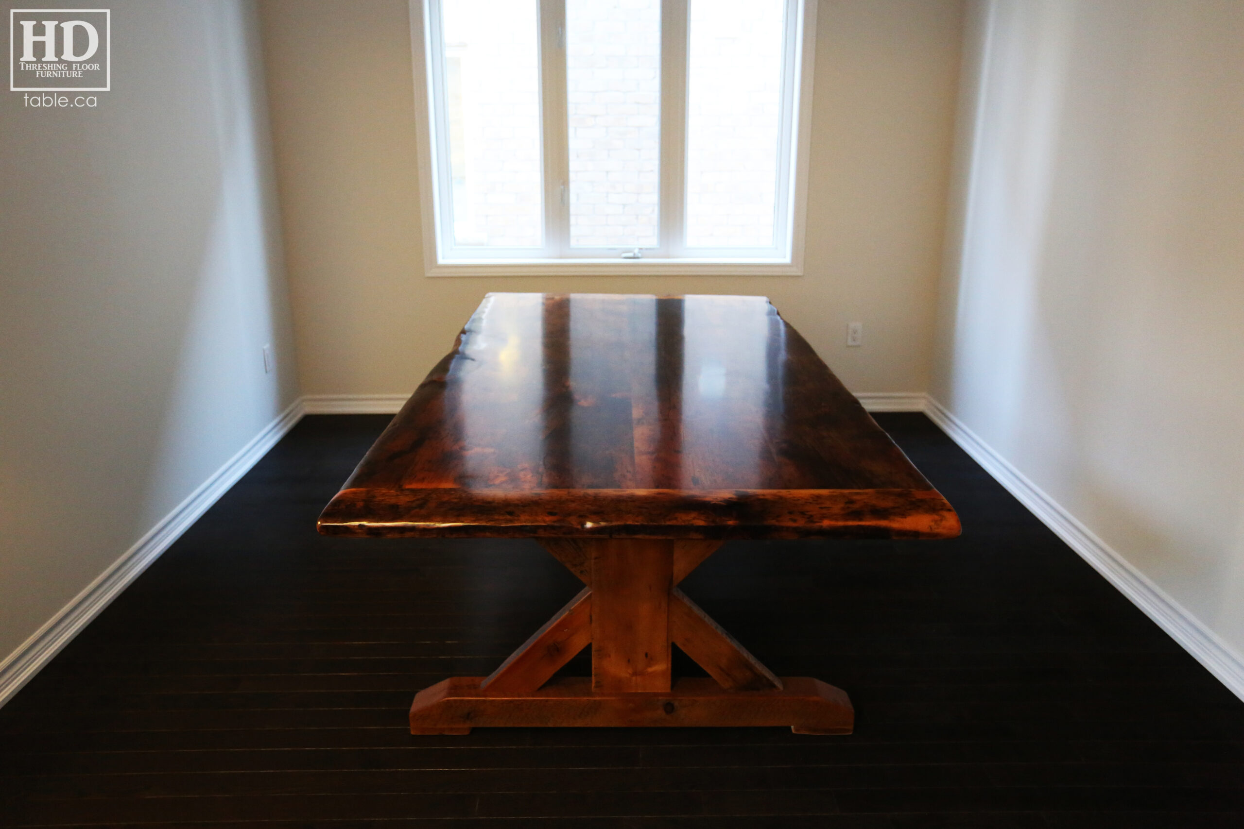 Epoxy Finished Table by HD Threshing Floor Furniture / www.table.ca