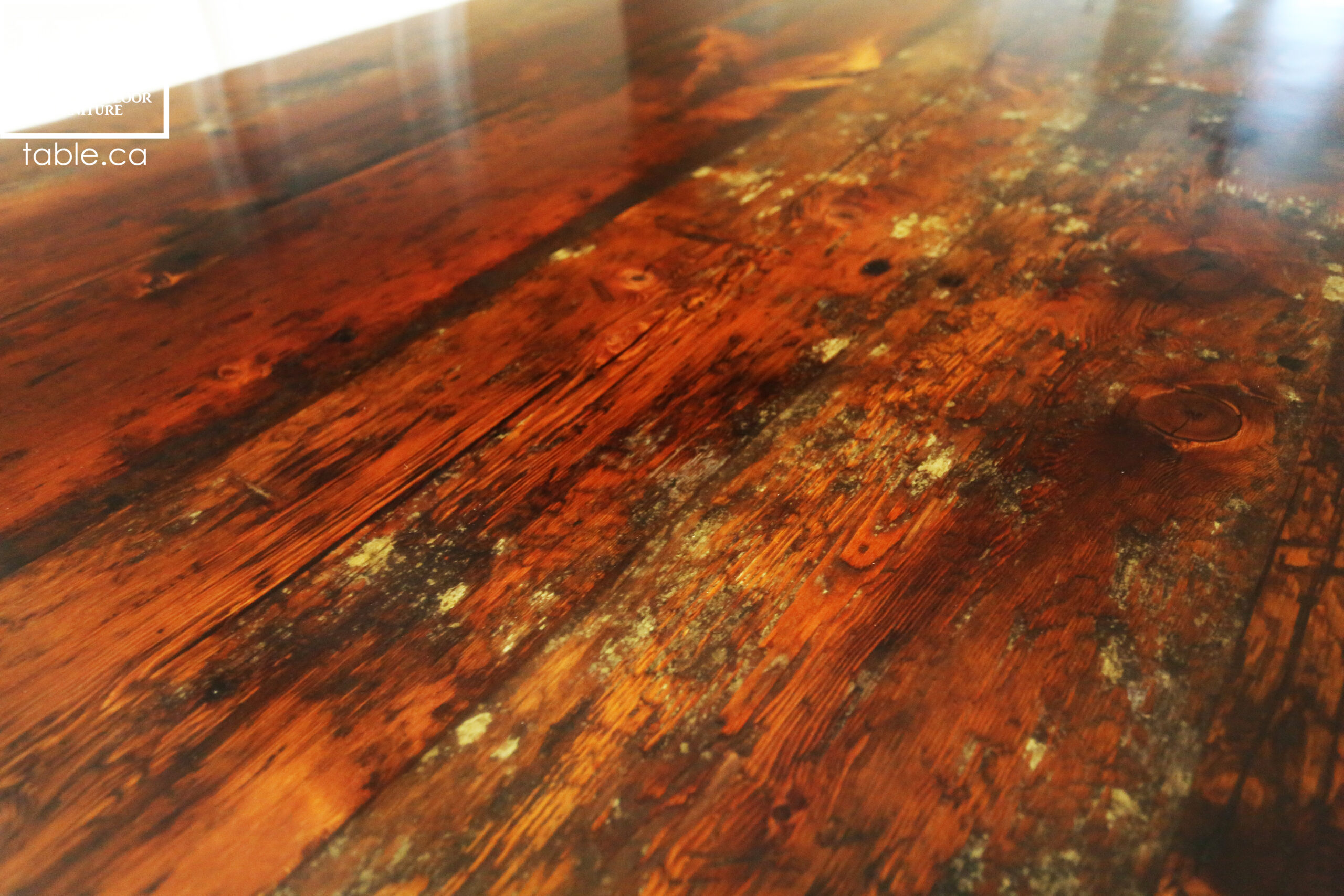 Rustic Table by HD Threshing Floor Furniture / www.table.ca