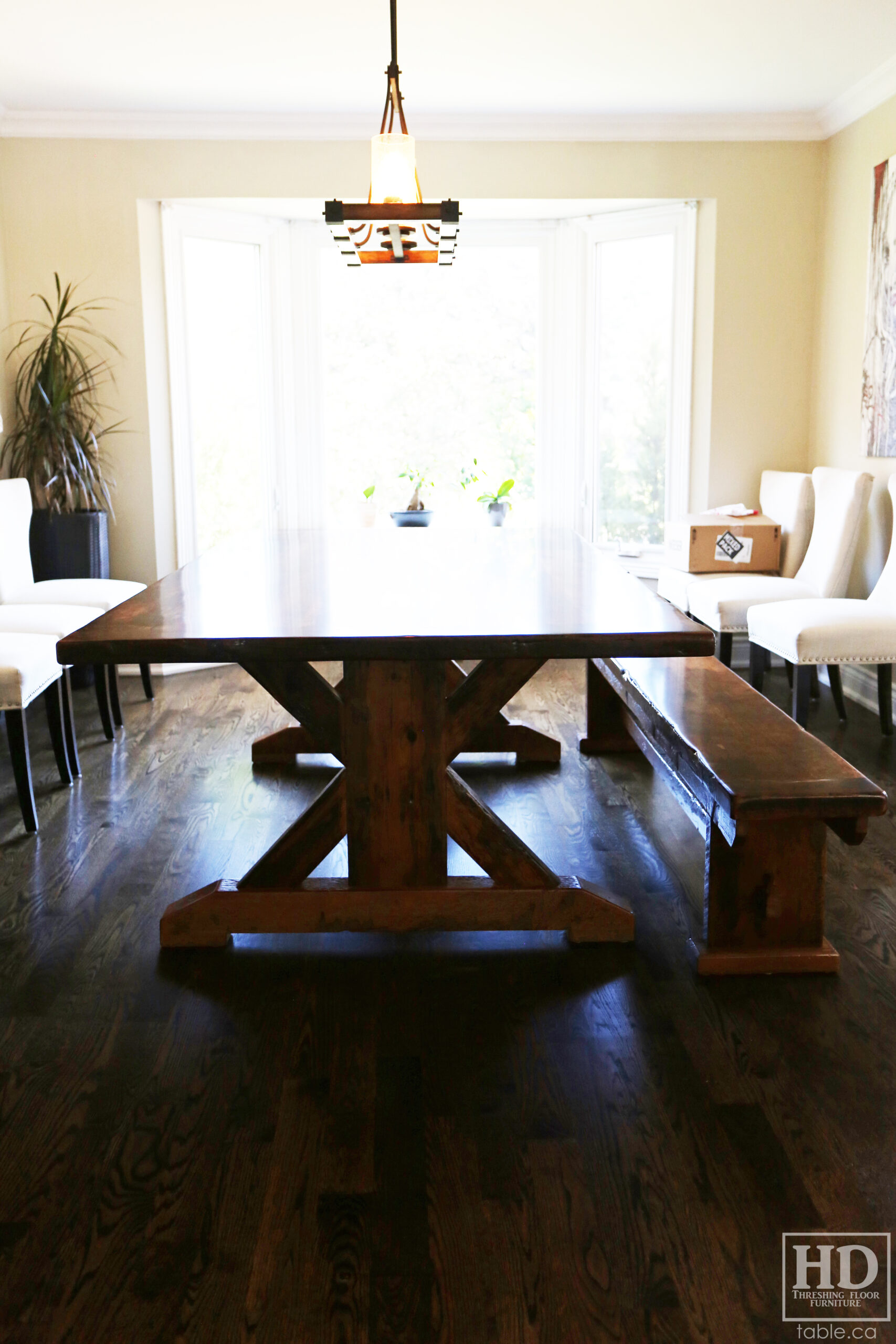 Unique Wood Table by HD Threshing Floor Furniture / www.table.ca