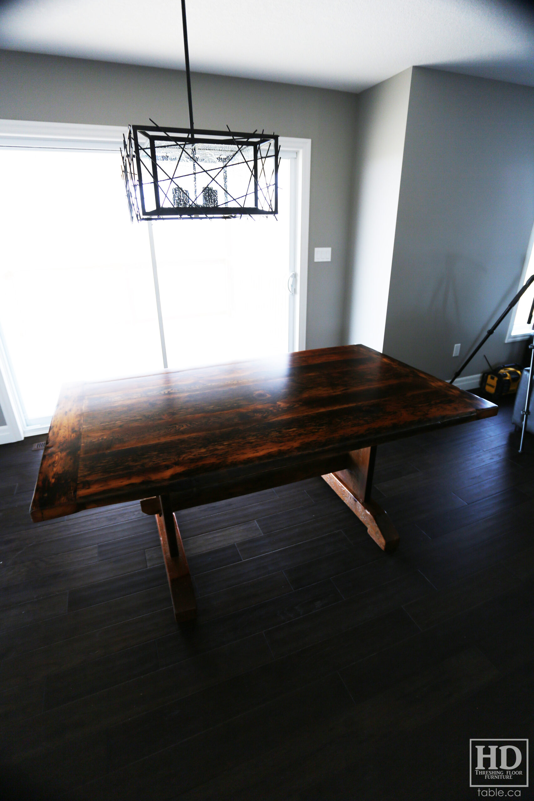 Reclaimed Hemlock Barnwood Table by HD Threshing Floor Furniture / www.table.ca