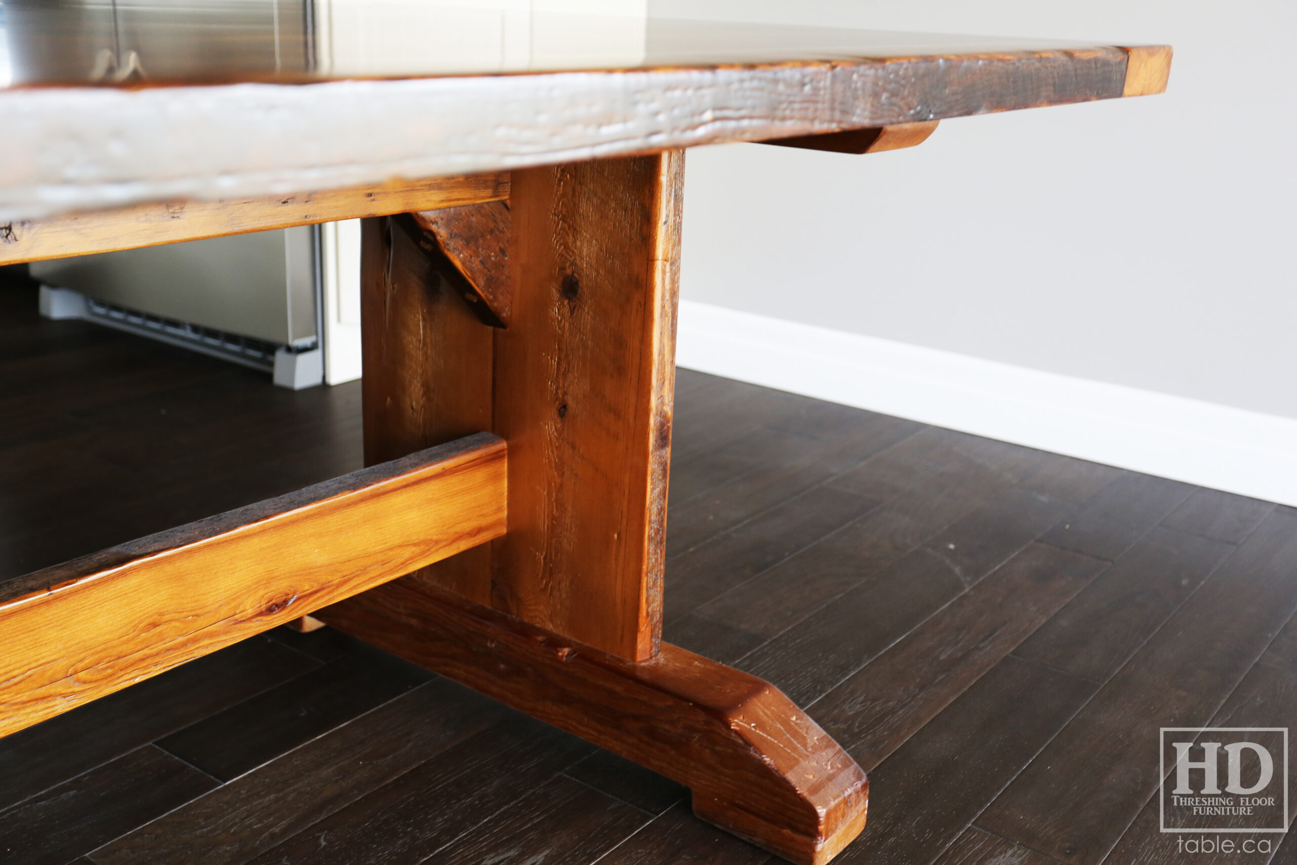 Reclaimed Hemlock Barnwood Table by HD Threshing Floor Furniture / www.table.ca