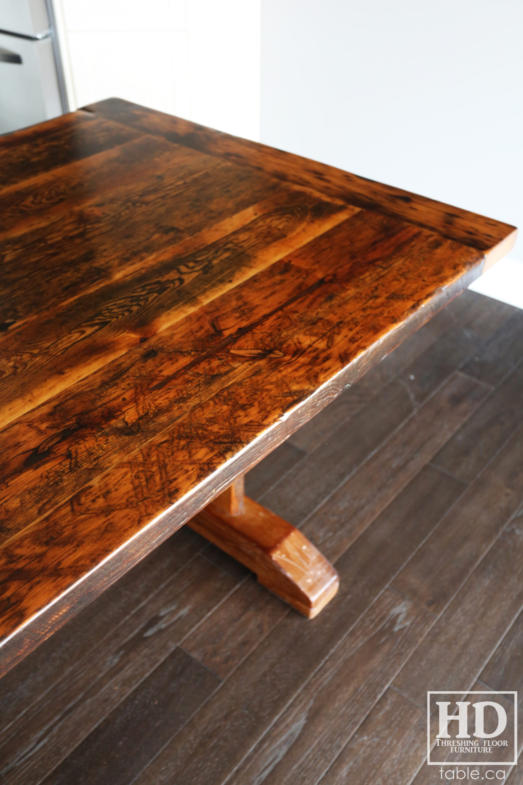 Reclaimed Hemlock Barnwood Table by HD Threshing Floor Furniture / www.table.ca