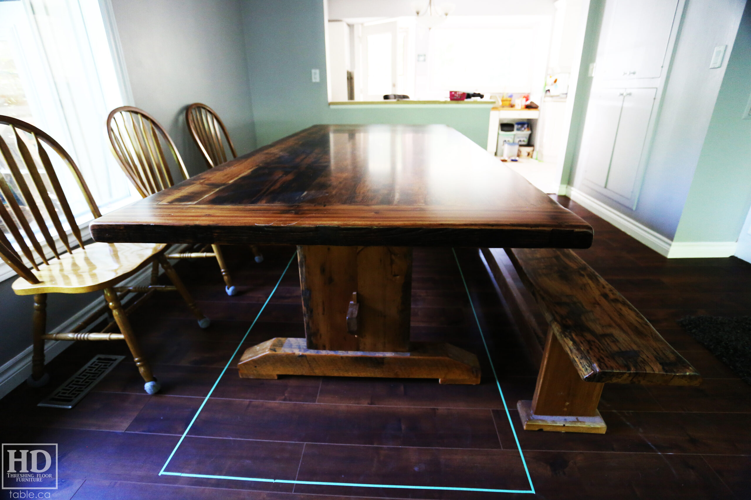 Rustic Wood Table by HD Threshing Floor Furniture / www.table.ca