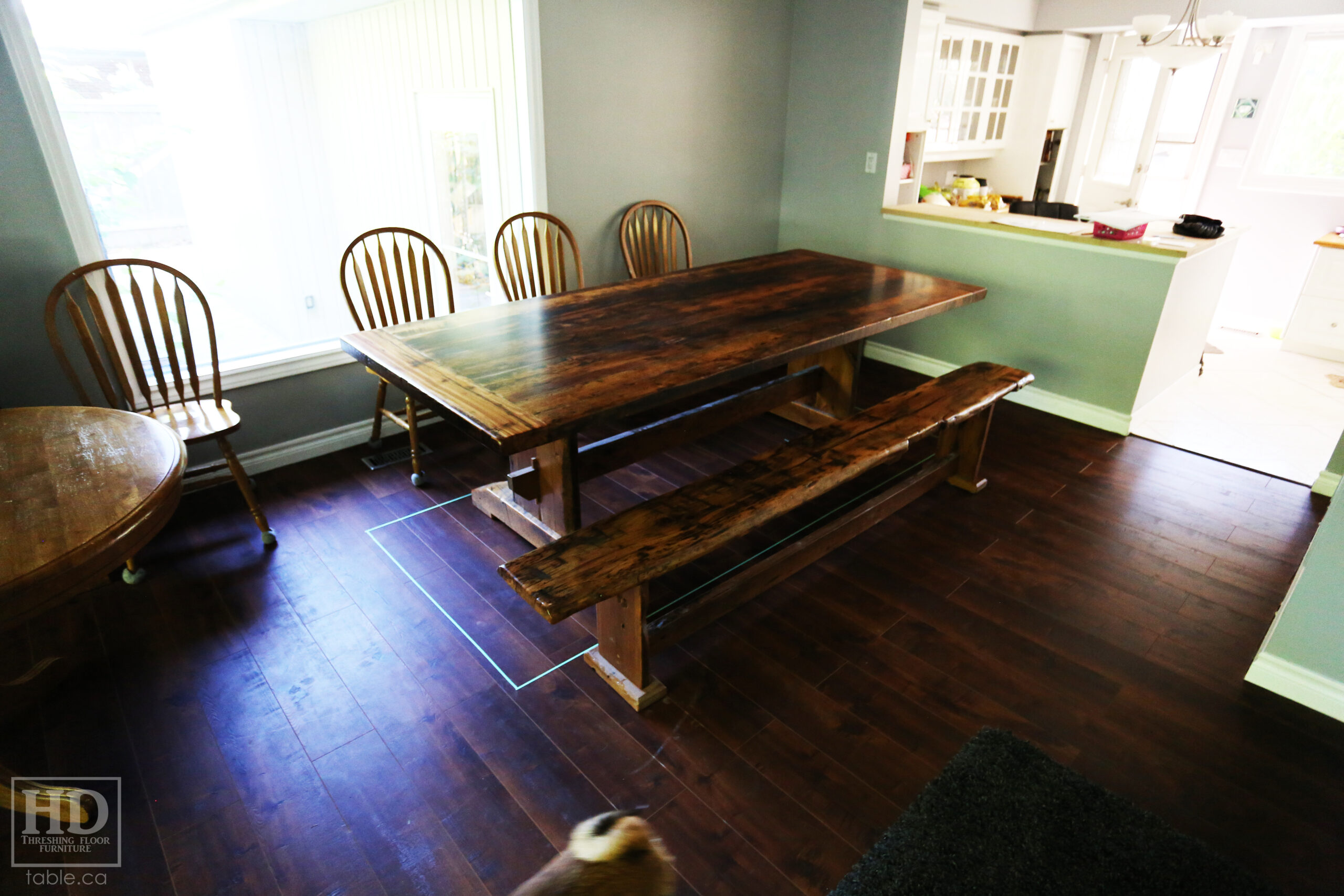 Rustic Wood Table by HD Threshing Floor Furniture / www.table.ca