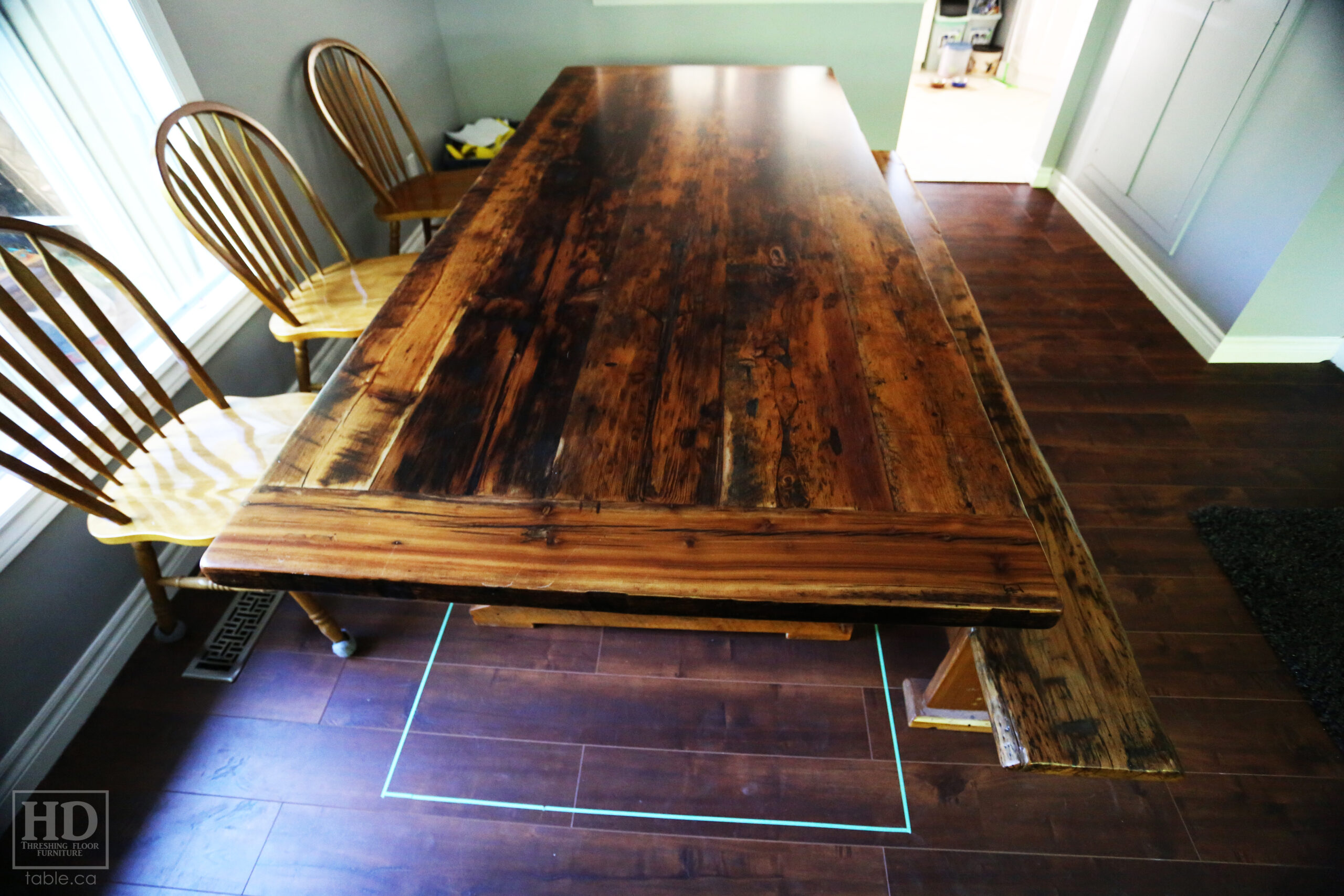 Rustic Wood Table by HD Threshing Floor Furniture / www.table.ca