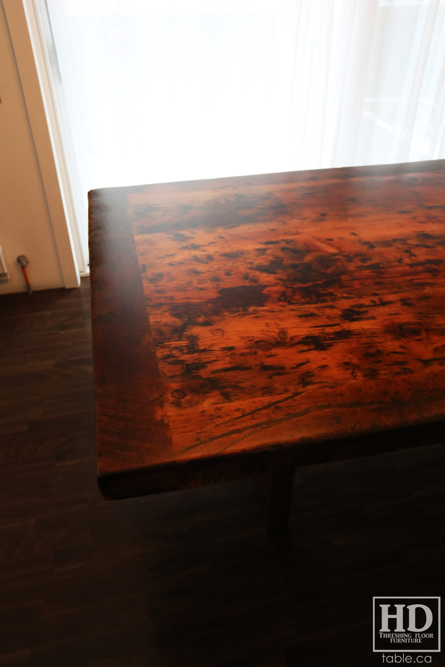 Modern Table made from Reclaimed Wood by HD Threshing Floor Furniture / www.table.ca