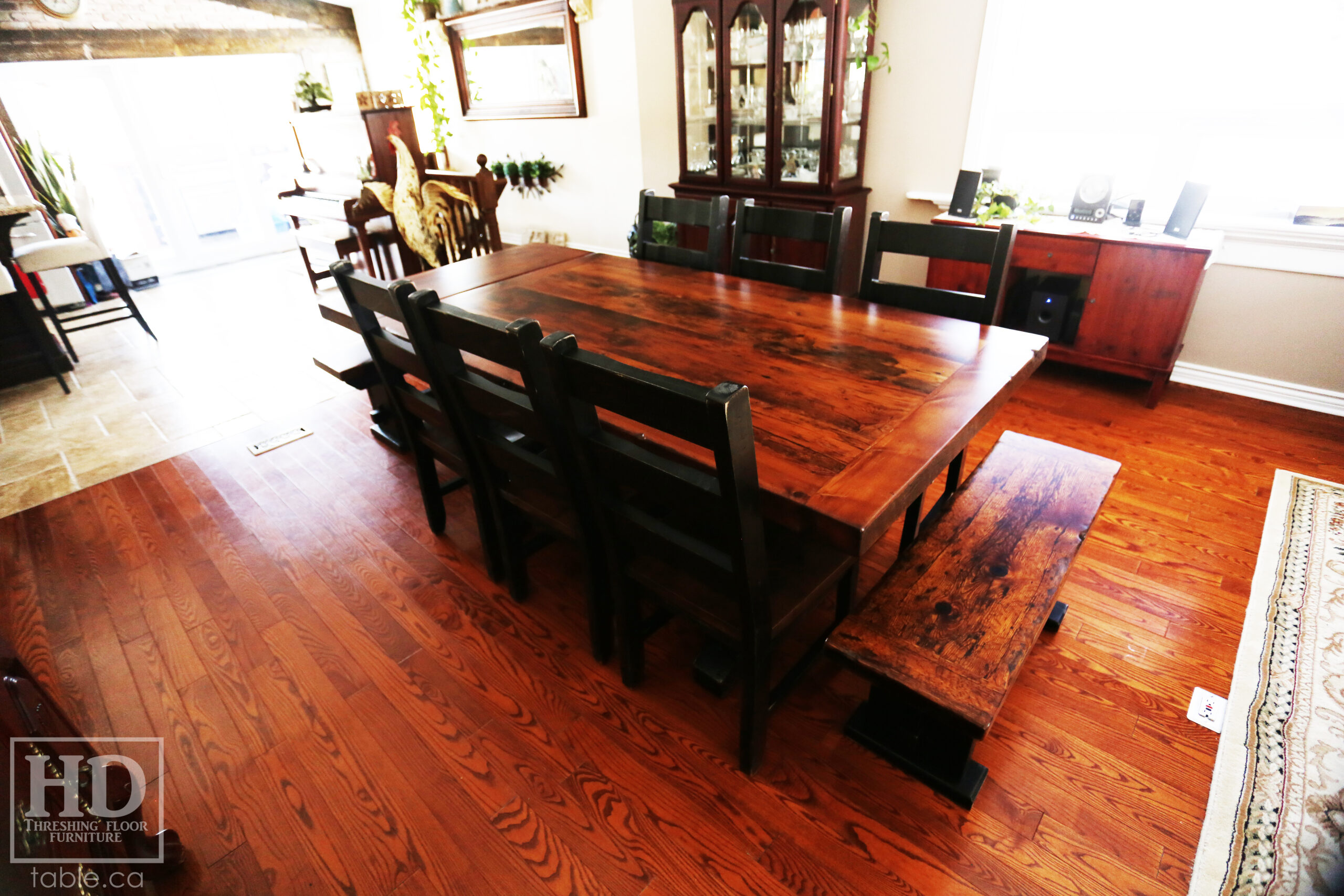 Ontario Made Reclaimed Wood Furniture by HD Threshing Floor Furniture / www.table.ca