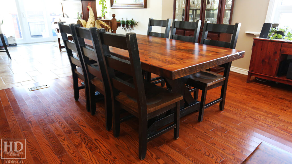 Ontario Made Reclaimed Wood Furniture by HD Threshing Floor Furniture / www.table.ca