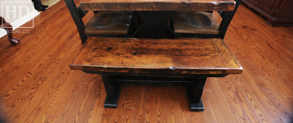 Ontario Made Reclaimed Wood Furniture by HD Threshing Floor Furniture / www.table.ca