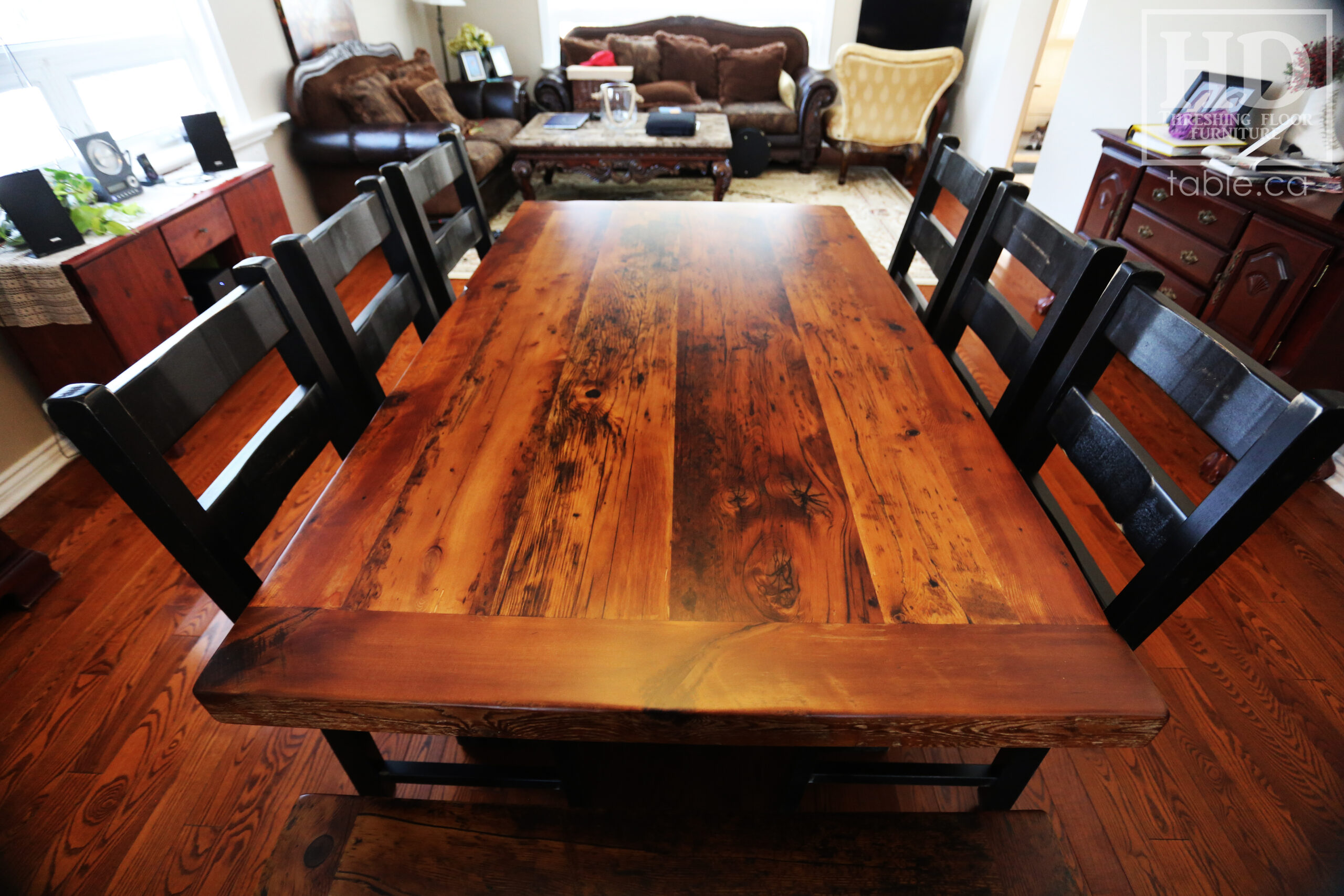 Ontario Made Reclaimed Wood Furniture by HD Threshing Floor Furniture / www.table.ca