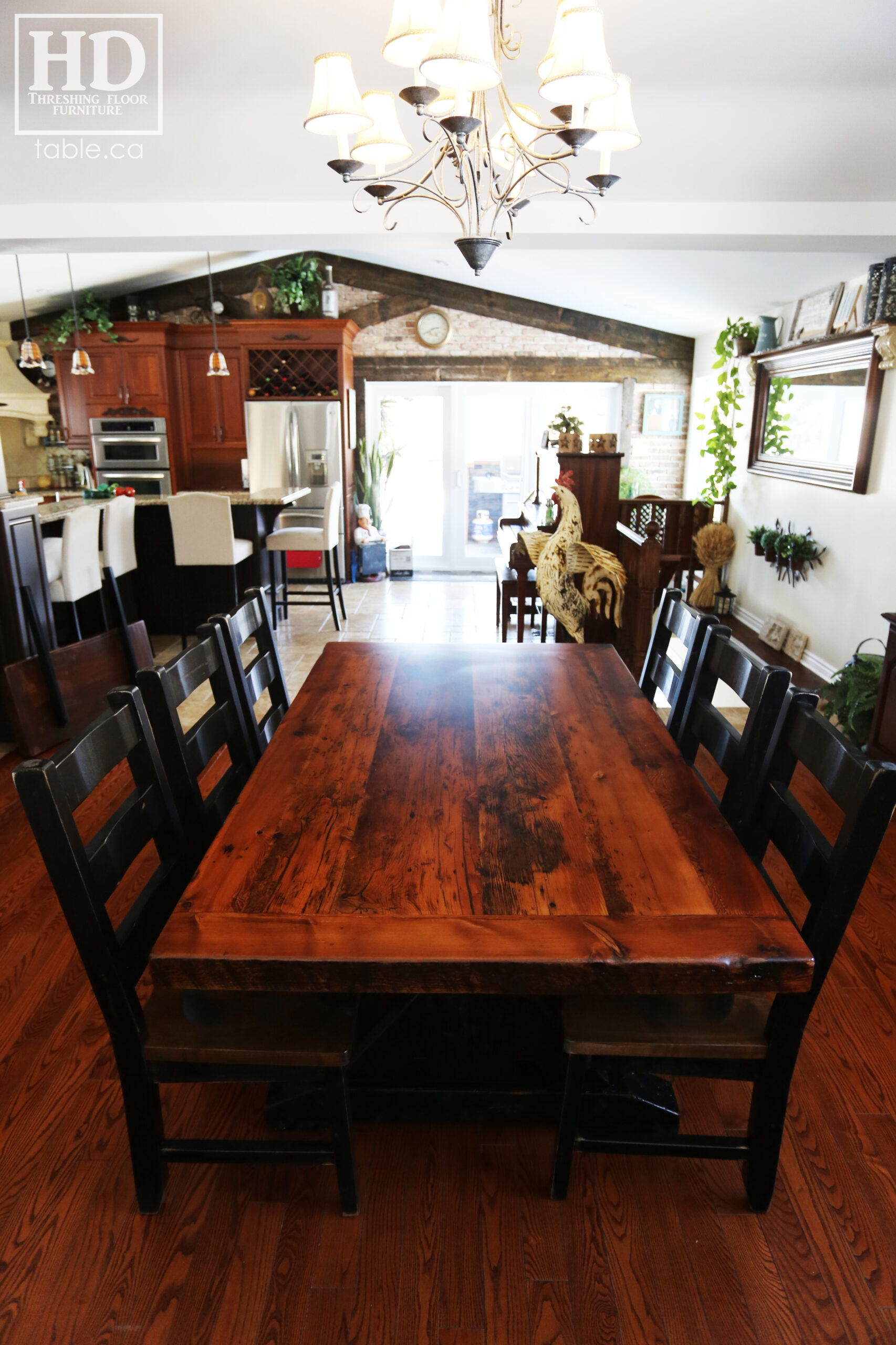 Ontario Made Reclaimed Wood Furniture by HD Threshing Floor Furniture / www.table.ca