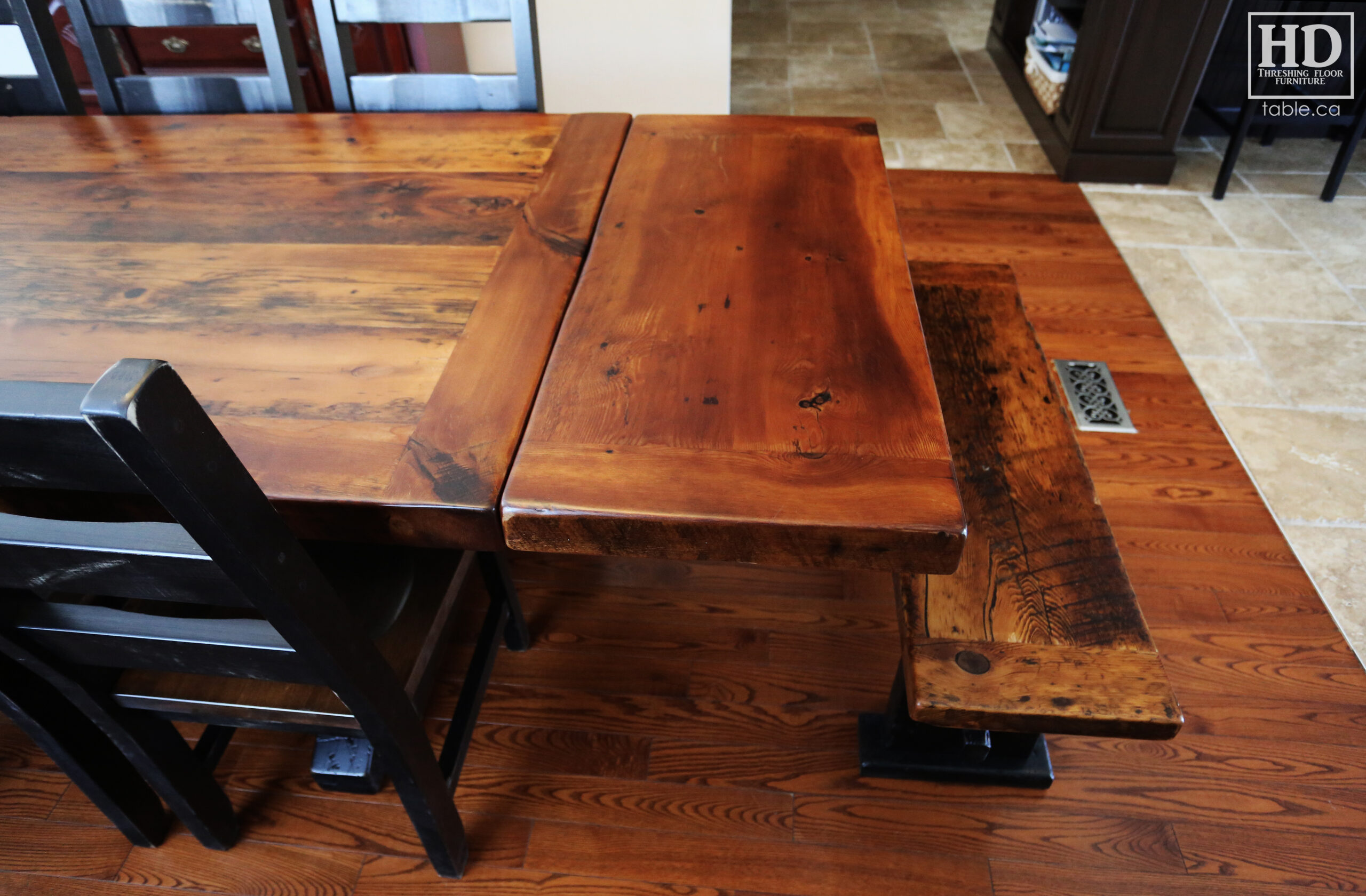 Ontario Made Reclaimed Wood Furniture by HD Threshing Floor Furniture / www.table.ca