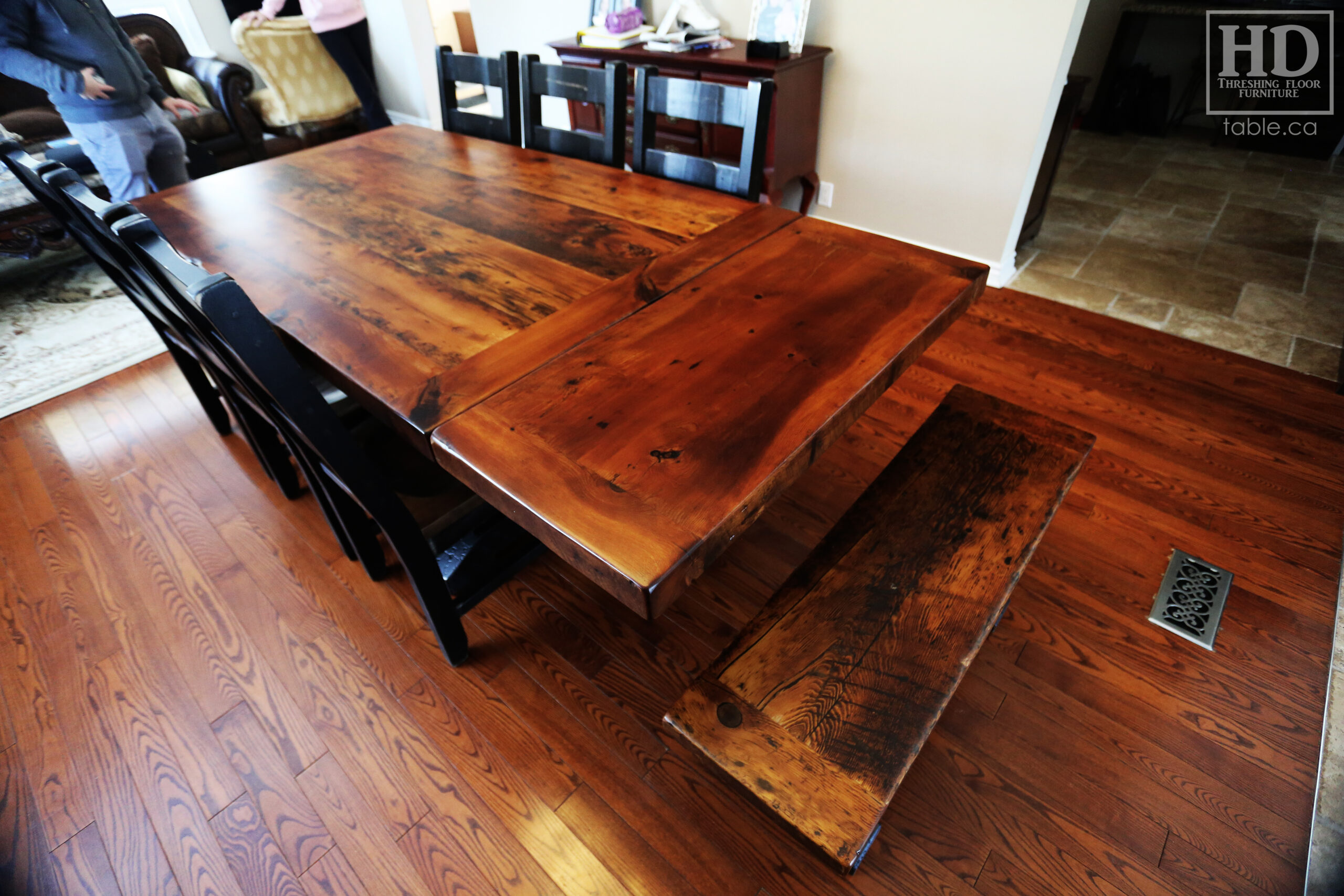 Ontario Made Reclaimed Wood Furniture by HD Threshing Floor Furniture / www.table.ca