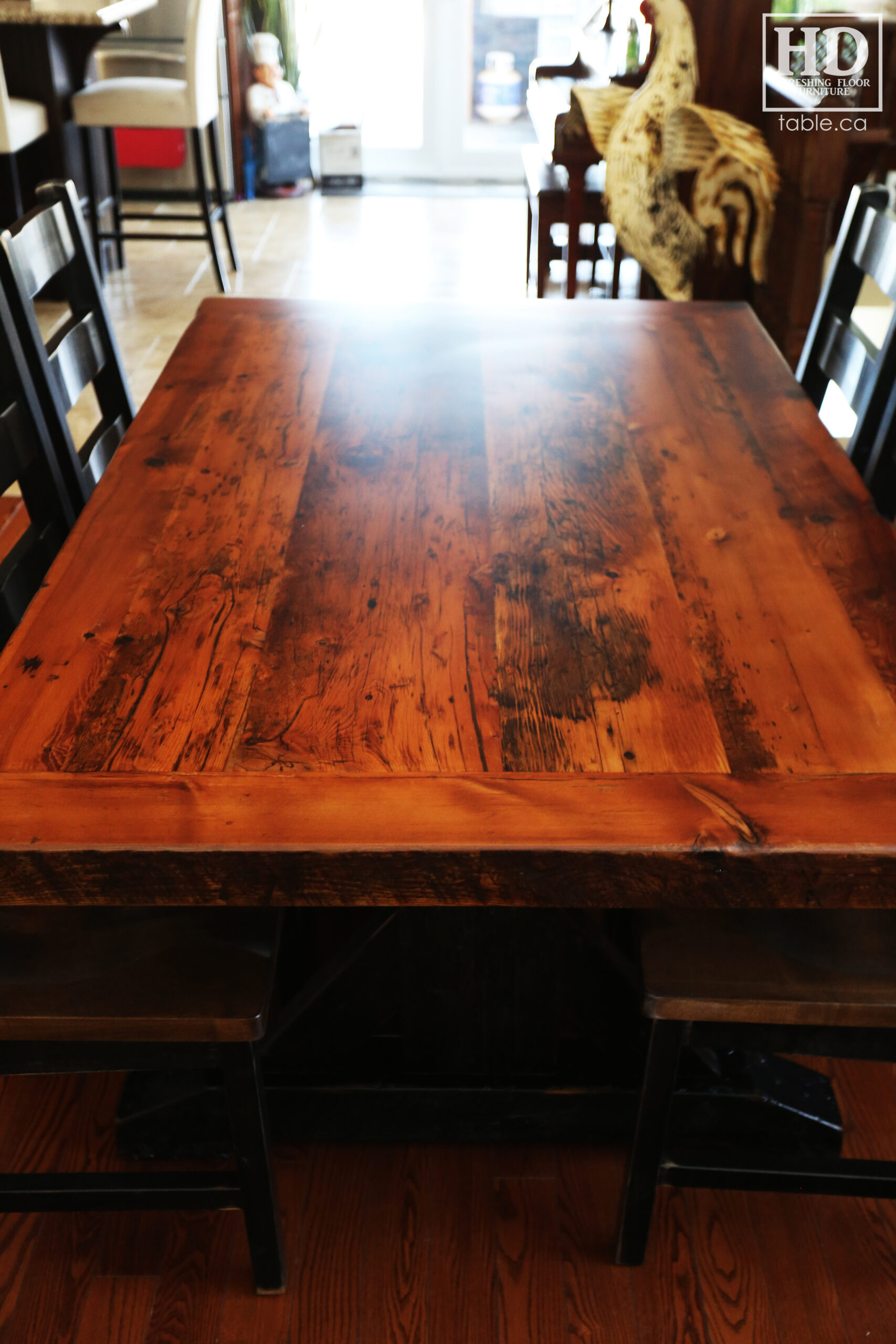 Ontario Made Reclaimed Wood Furniture by HD Threshing Floor Furniture / www.table.ca