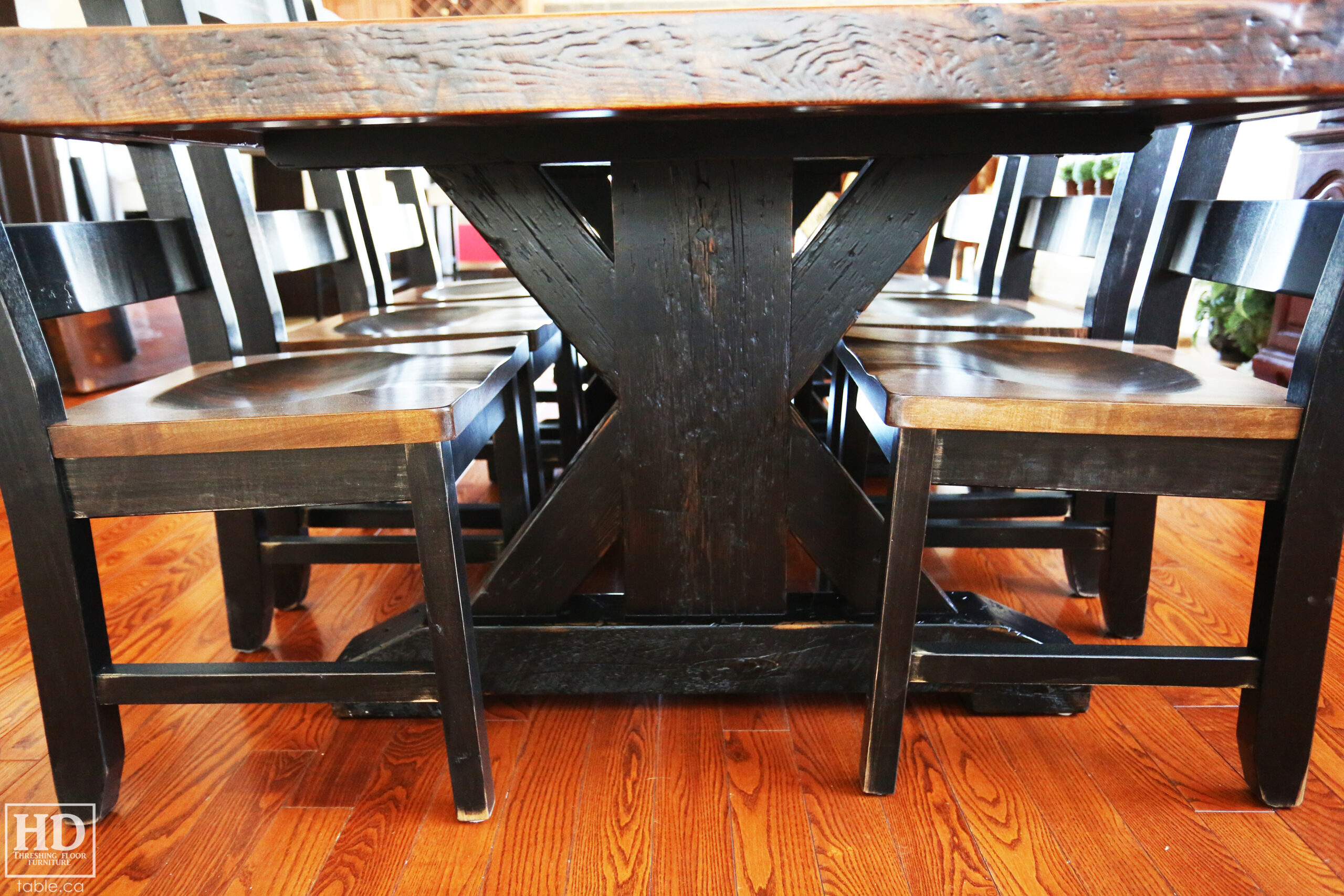 Ontario Made Reclaimed Wood Furniture by HD Threshing Floor Furniture / www.table.ca