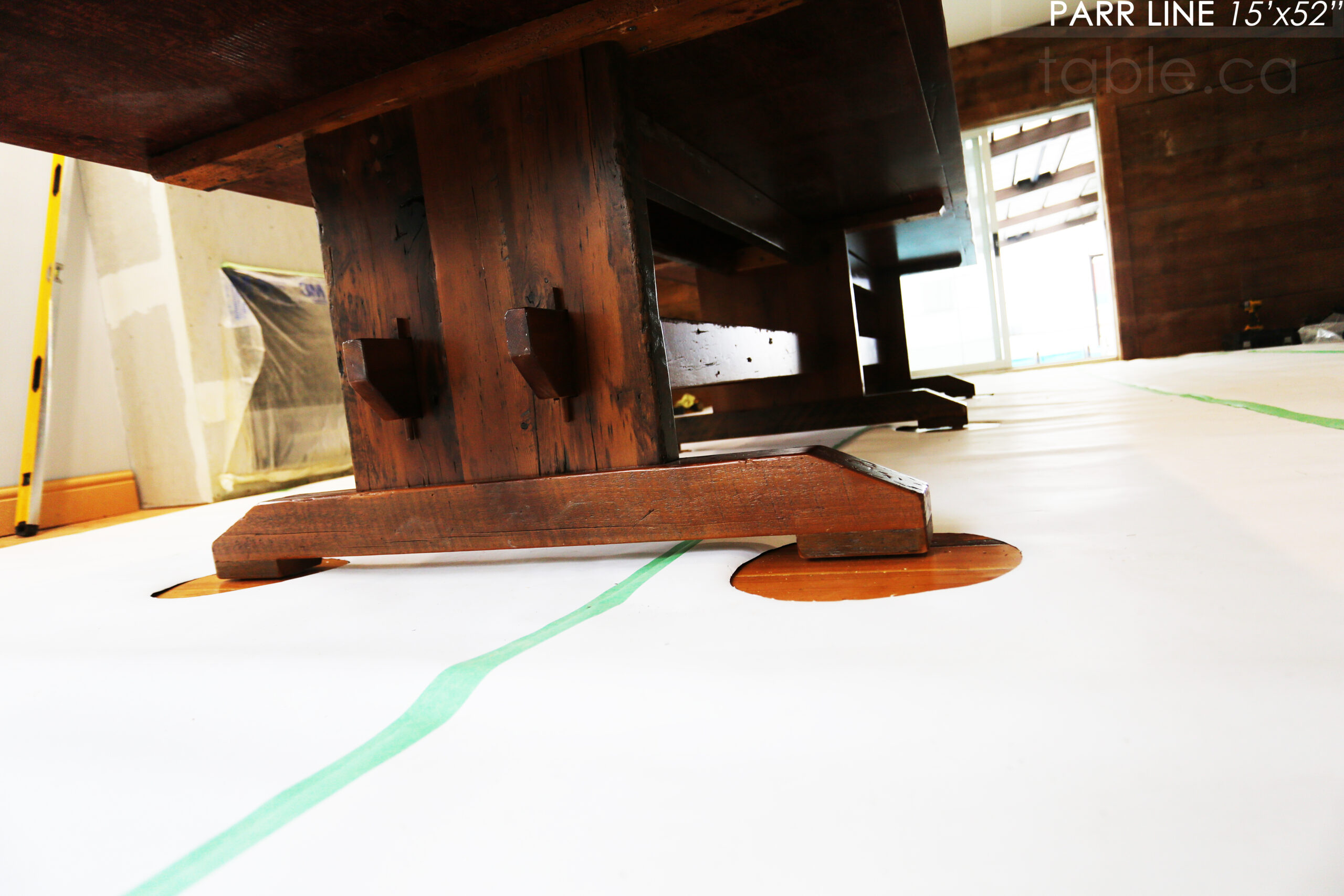 Custom Reclaimed Wood Boardroom Table by HD Threshing Floor Furniture / www.table.ca