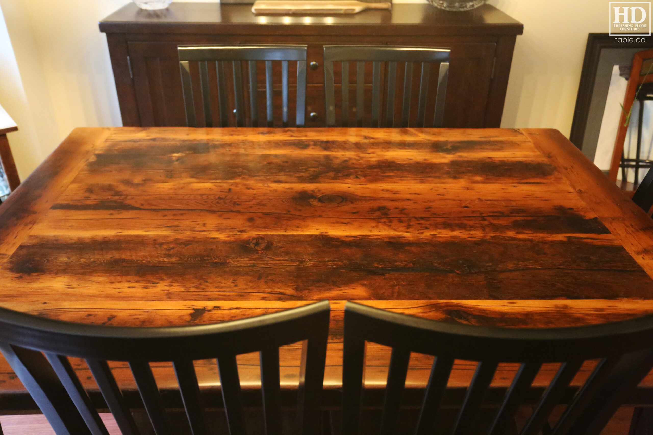 Reclaimed Wood Harvest Table by HD Threshing Floor Furniture / www.table.ca