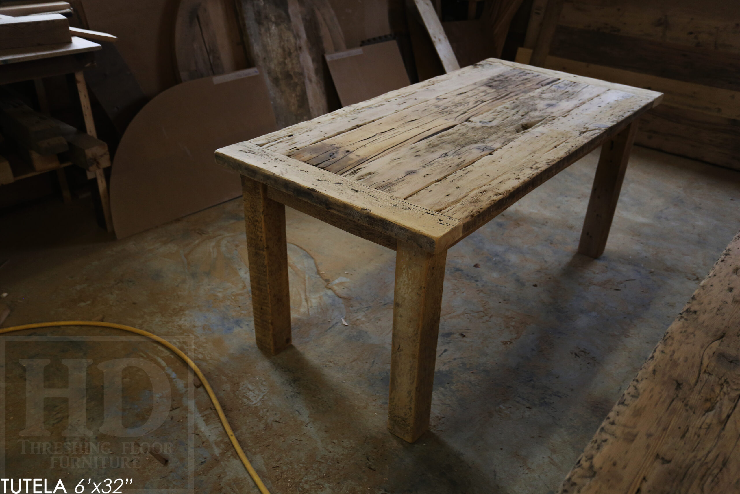 Harvest Table made from Reclaimed Wood by HD Threshing Floor Furniture / www.table.ca