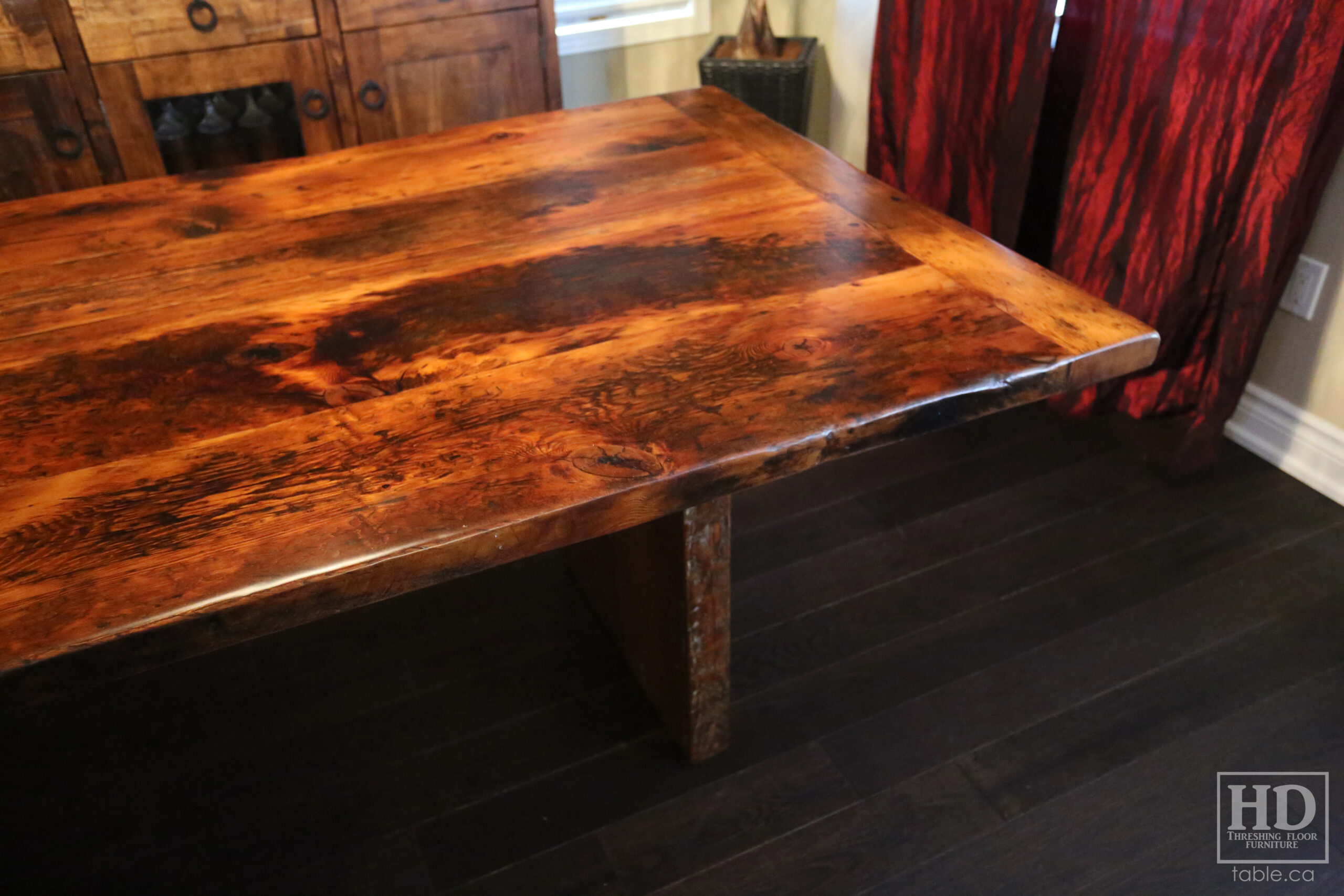 Reclaimed Wood Table by HD Threshing Floor Furniture / www.table.ca