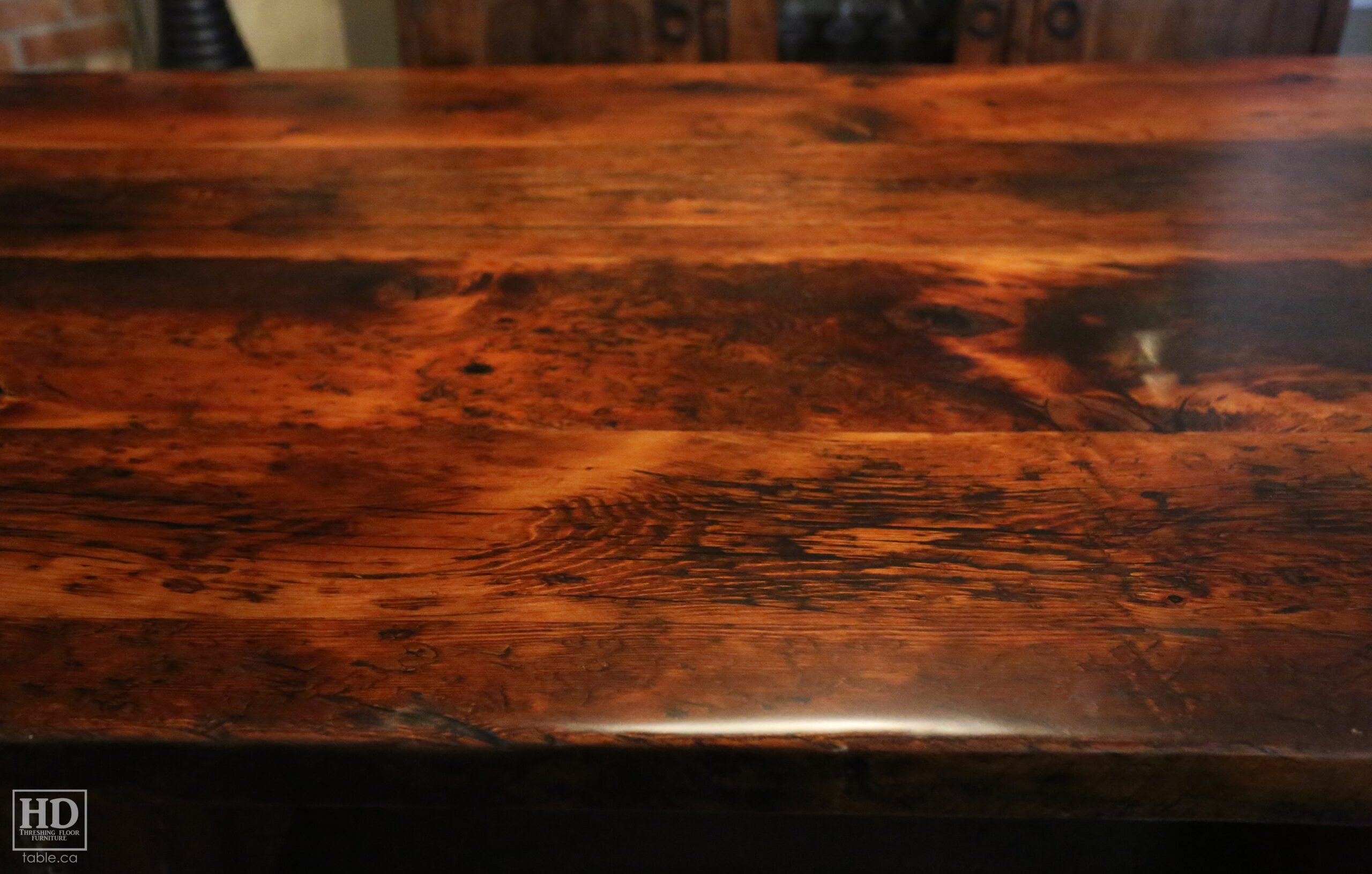 Reclaimed Wood Table by HD Threshing Floor Furniture / www.table.ca