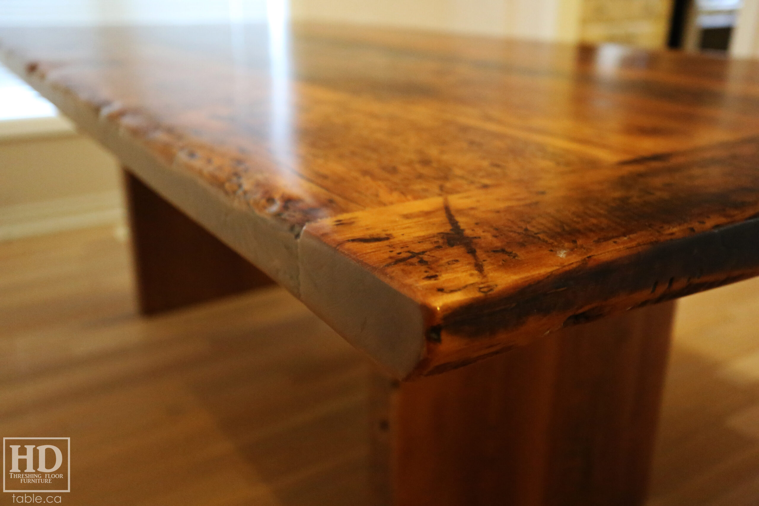 Modern Reclaimed Wood Table by HD Threshing Floor Furniture / www.table.ca