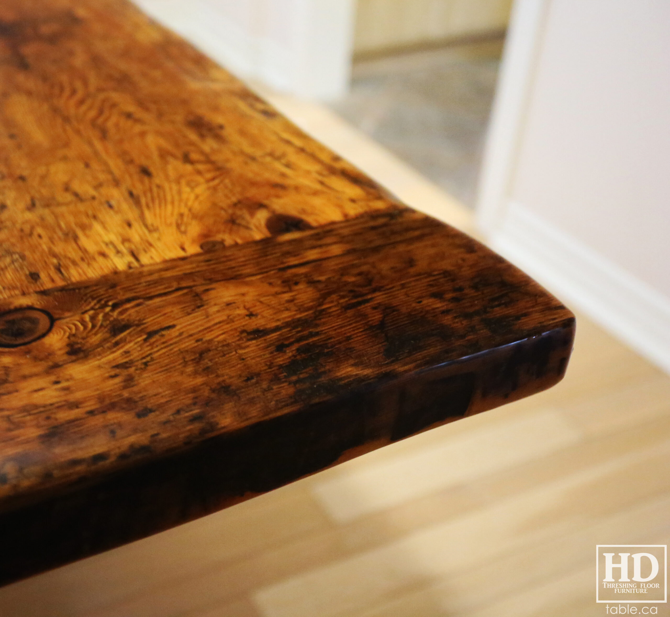 Modern Reclaimed Wood Table by HD Threshing Floor Furniture / www.table.ca