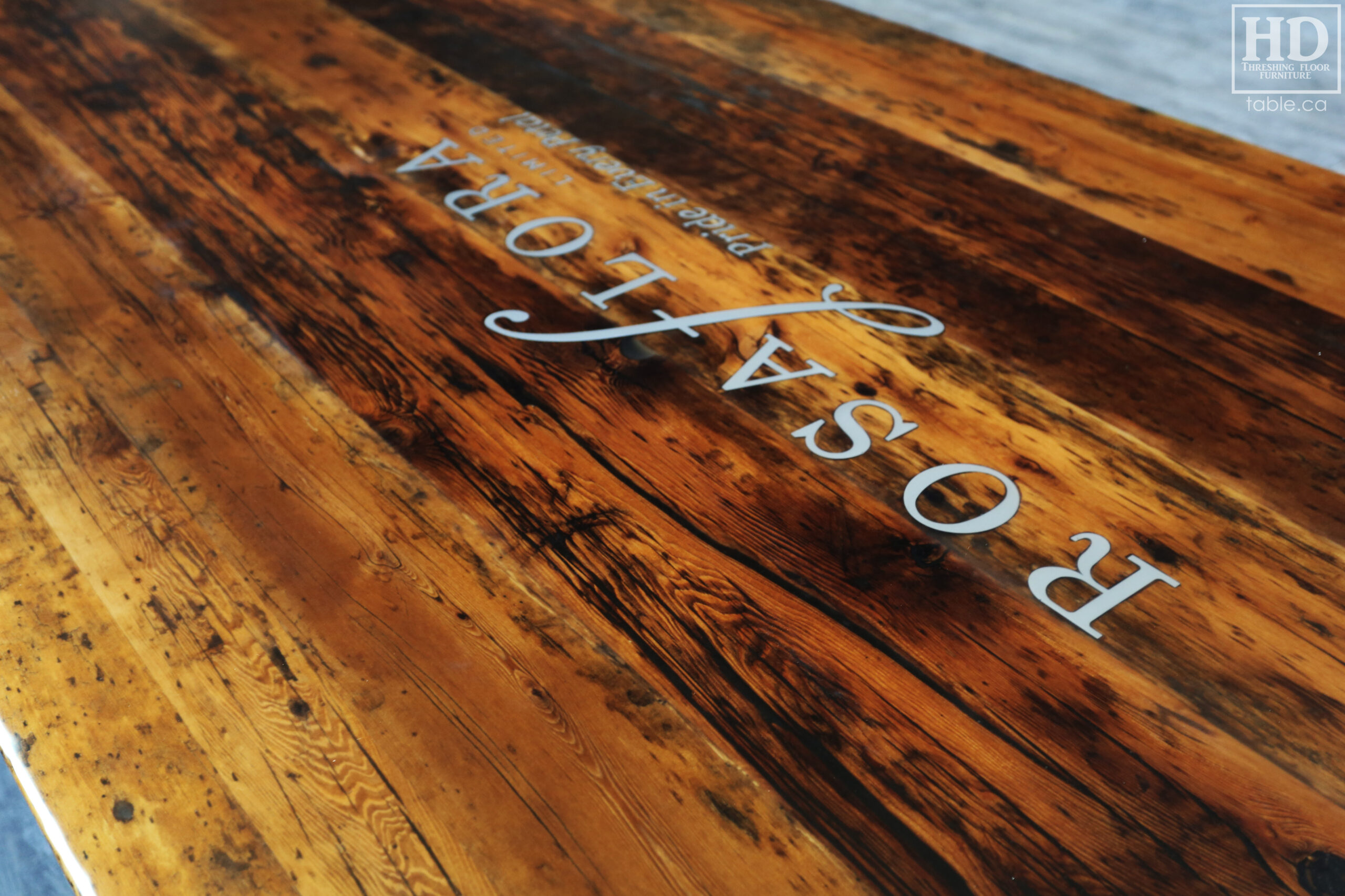 Reclaimed Wood Table by HD Threshing Floor Furniture / www.table.ca