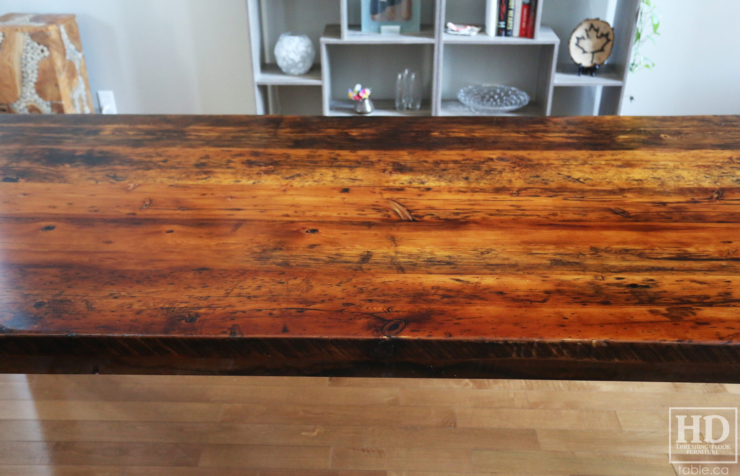 Reclaimed Wood Harvest Table by HD Threshing Floor Furniture / www.table.ca