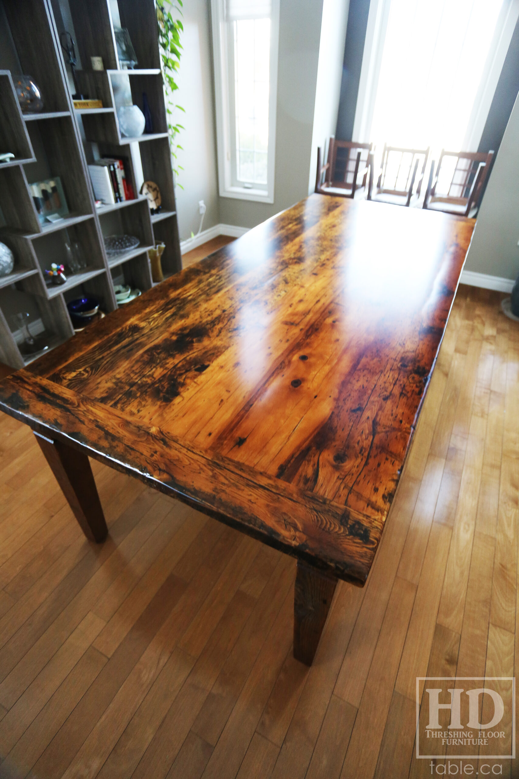 Reclaimed Wood Harvest Table by HD Threshing Floor Furniture / www.table.ca