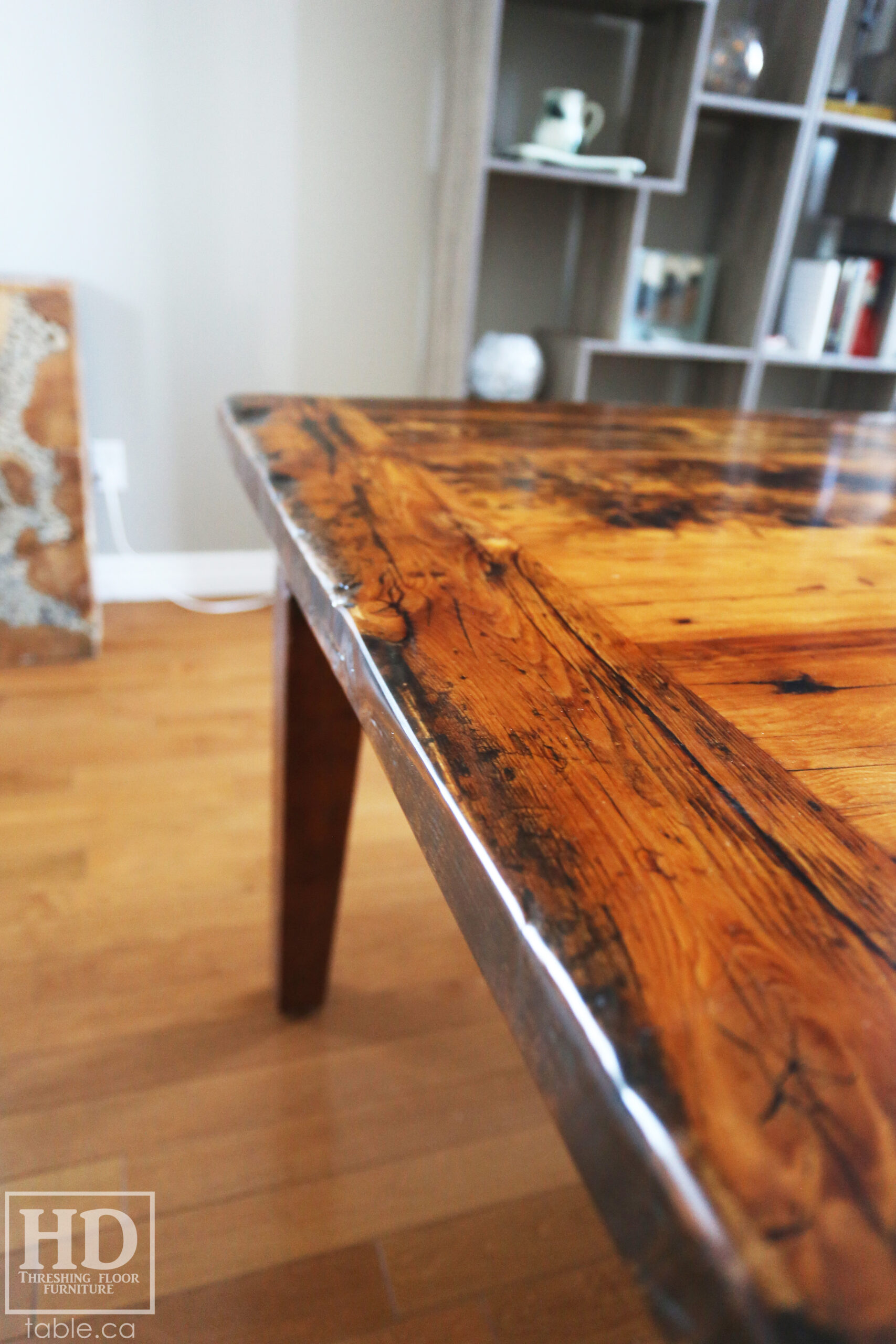 Reclaimed Wood Harvest Table by HD Threshing Floor Furniture / www.table.ca