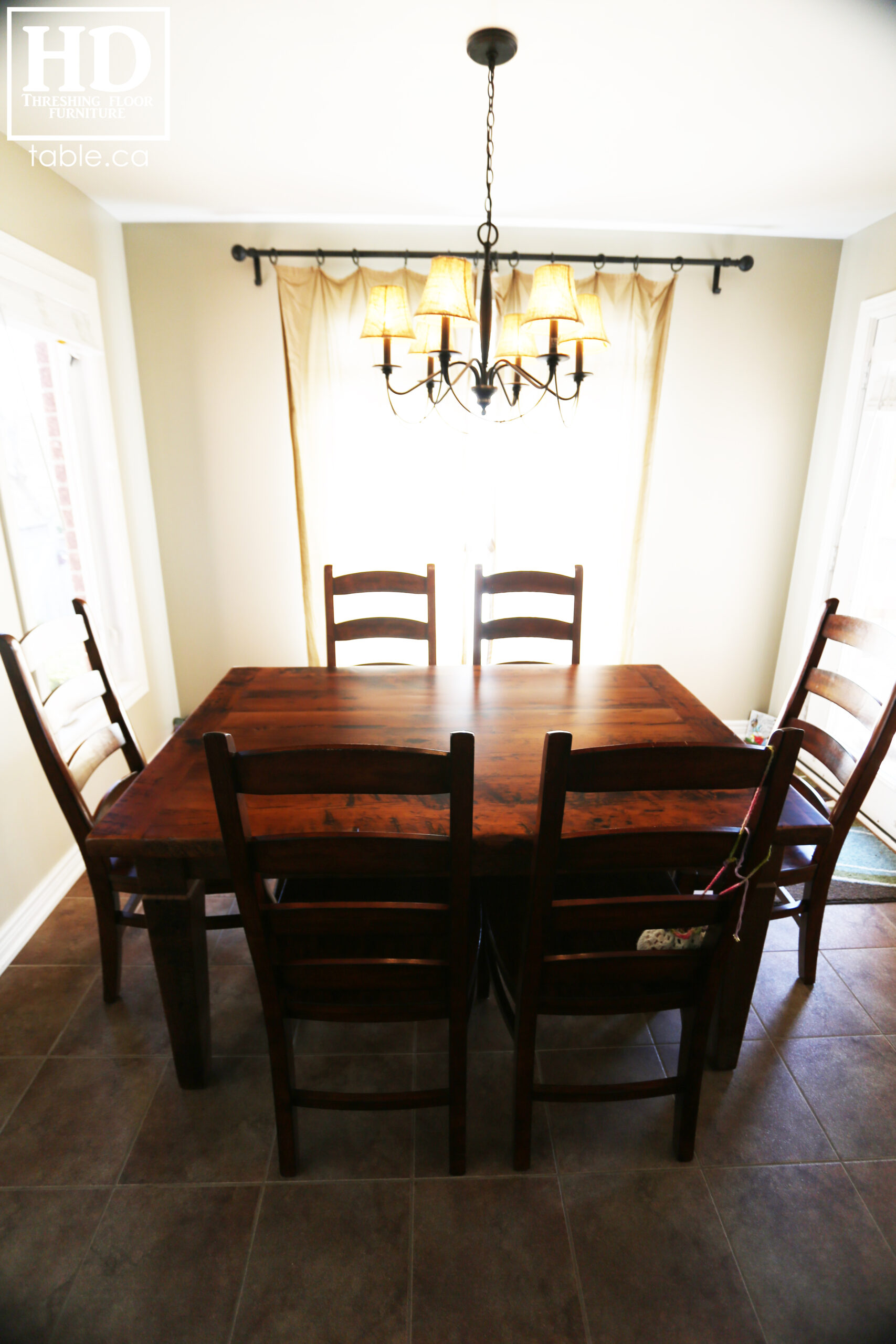 Reclaimed Wood Harvest Table by HD Threshing Floor Furniture / www.table.ca