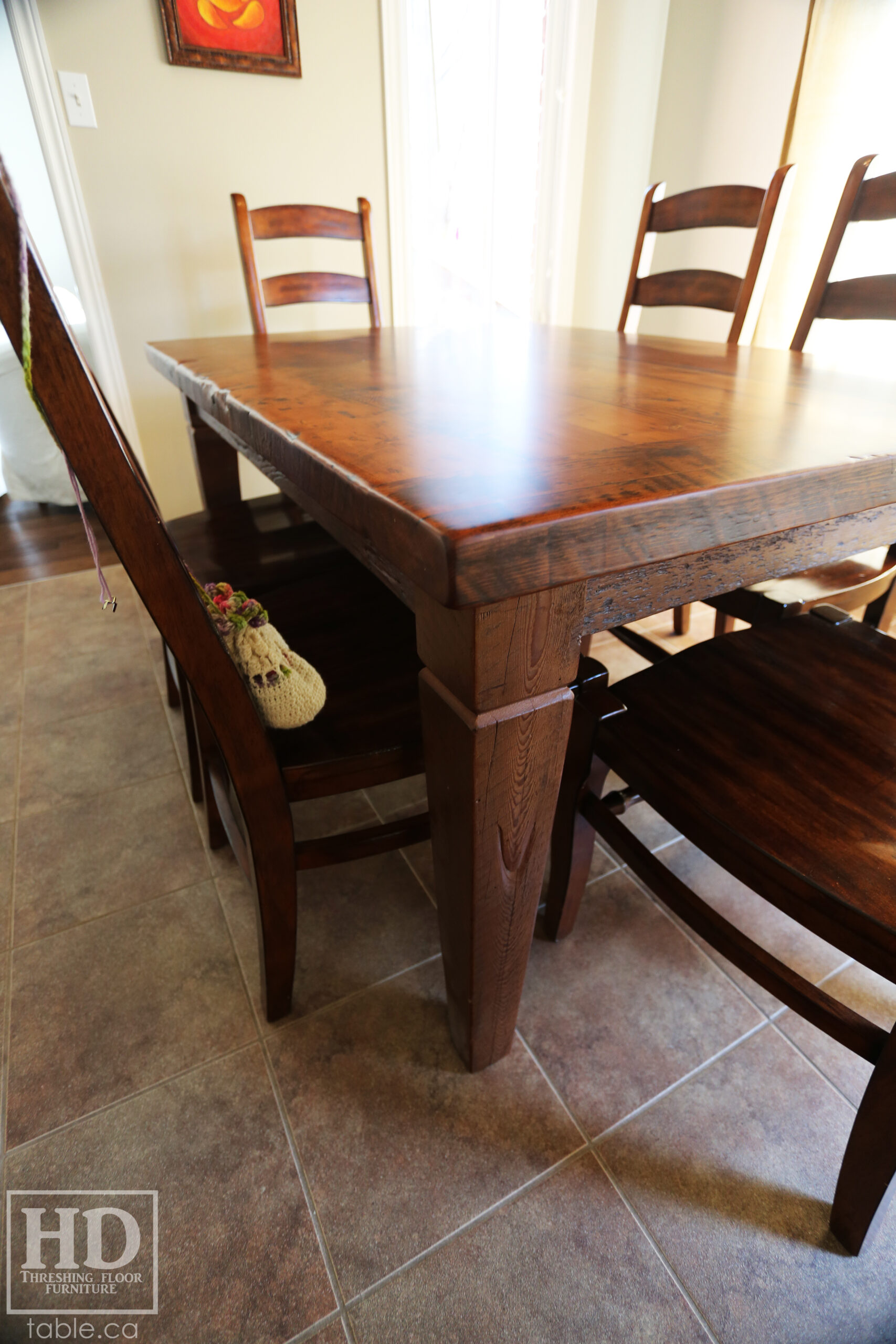 Reclaimed Wood Harvest Table by HD Threshing Floor Furniture / www.table.ca